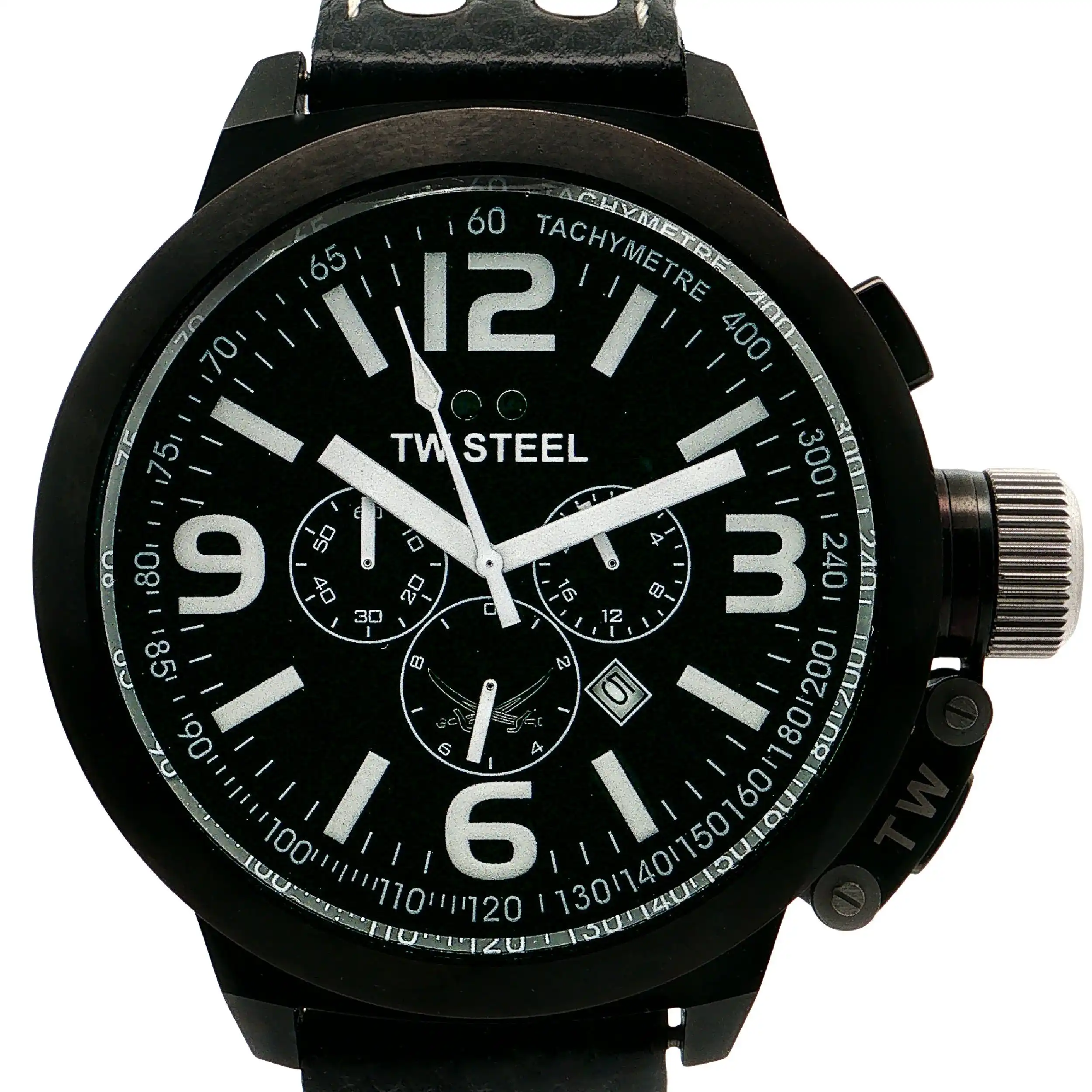 Herrenuhr TW Steel Limited Sansibar Chrono Black Pirat