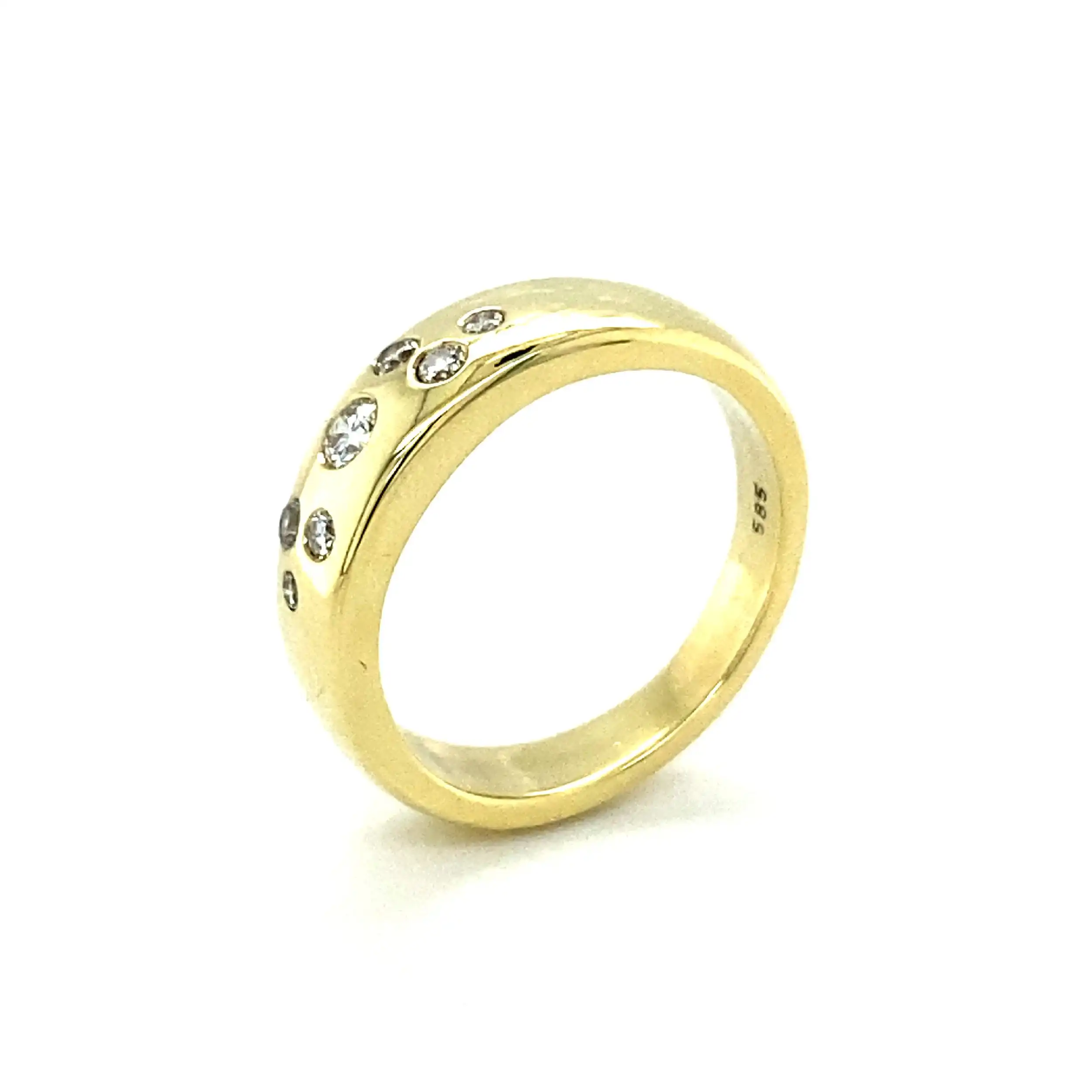 Ring Gelbgold mit Brillanten Ring Gelbgold mit Brillanten