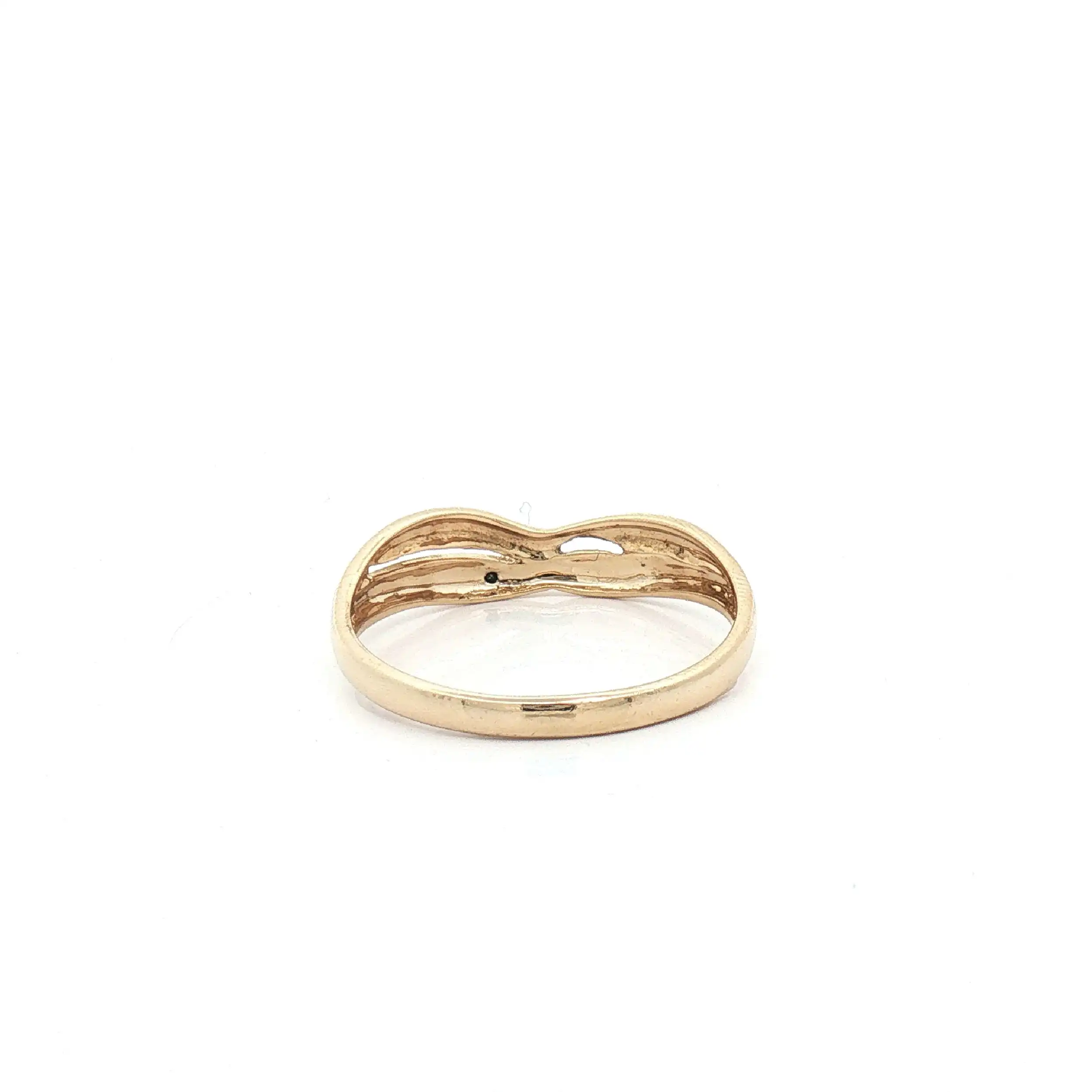 Ring Bicolor mit Diamant Ring Bicolor mit Diamant