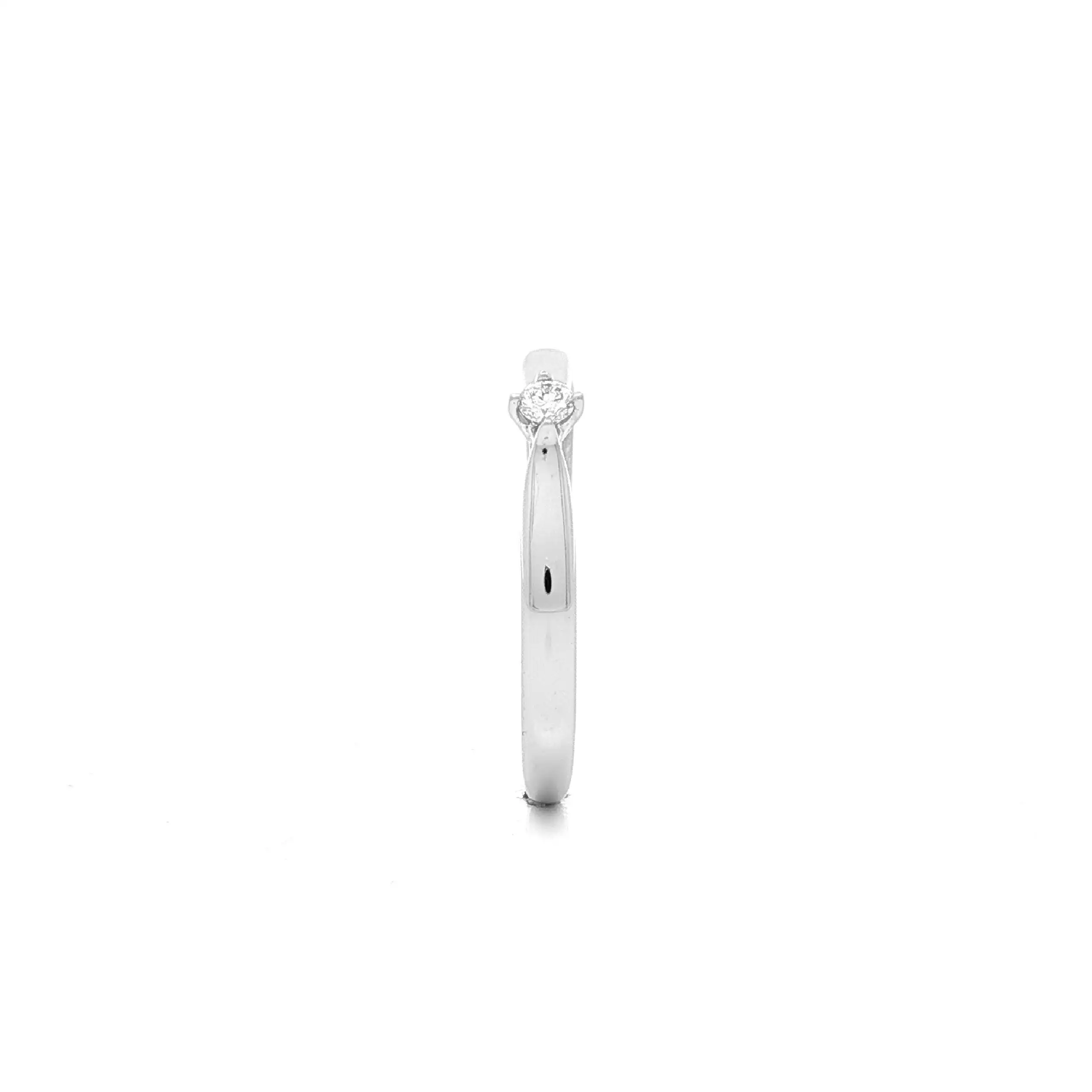 Solitärring Platin mit Brillant Solitärring Platin mit Brillant