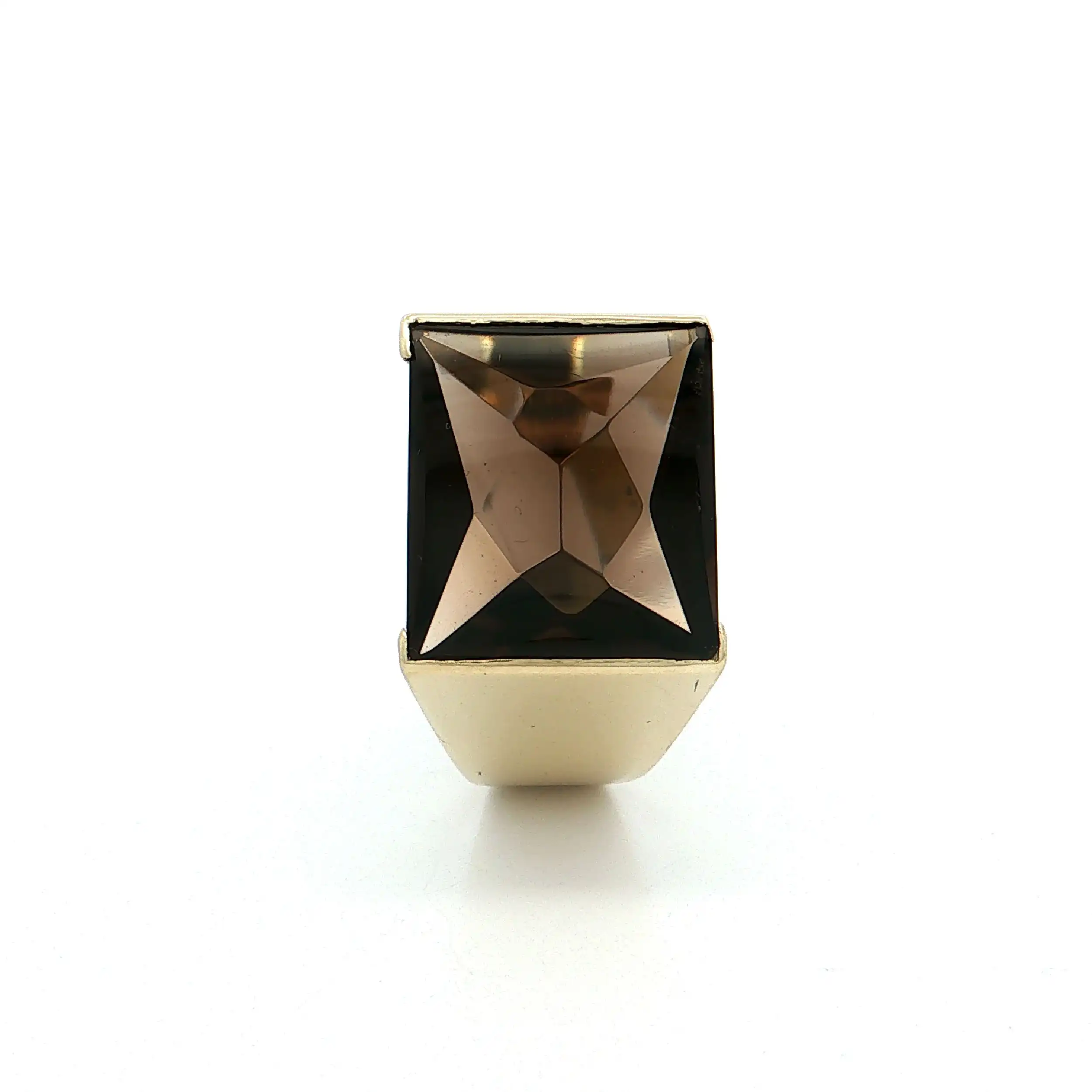 Ring Gelbgold mit Rauchquarz Ring Gelbgold mit Rauchquarz