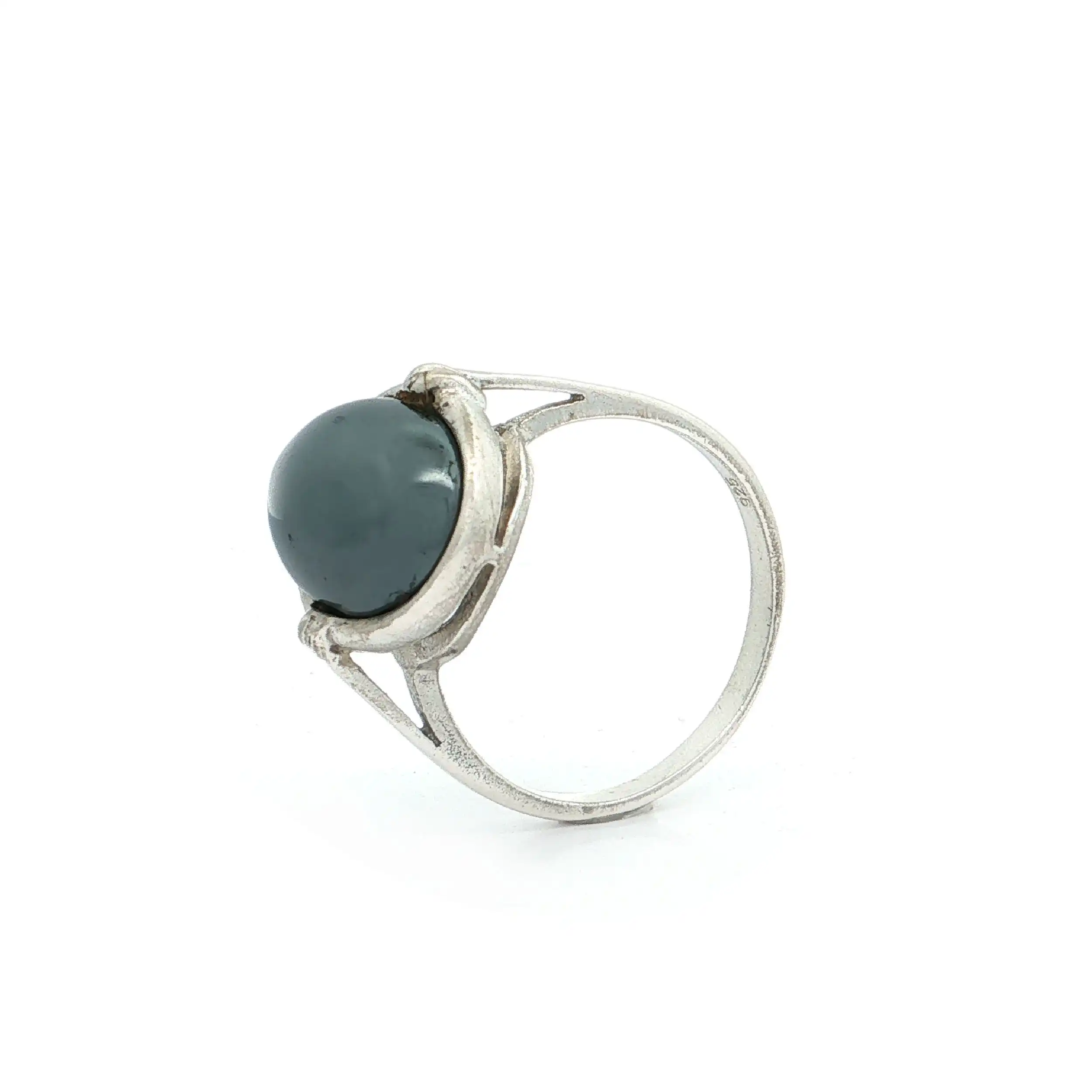 Ring Silber mit Hämatit