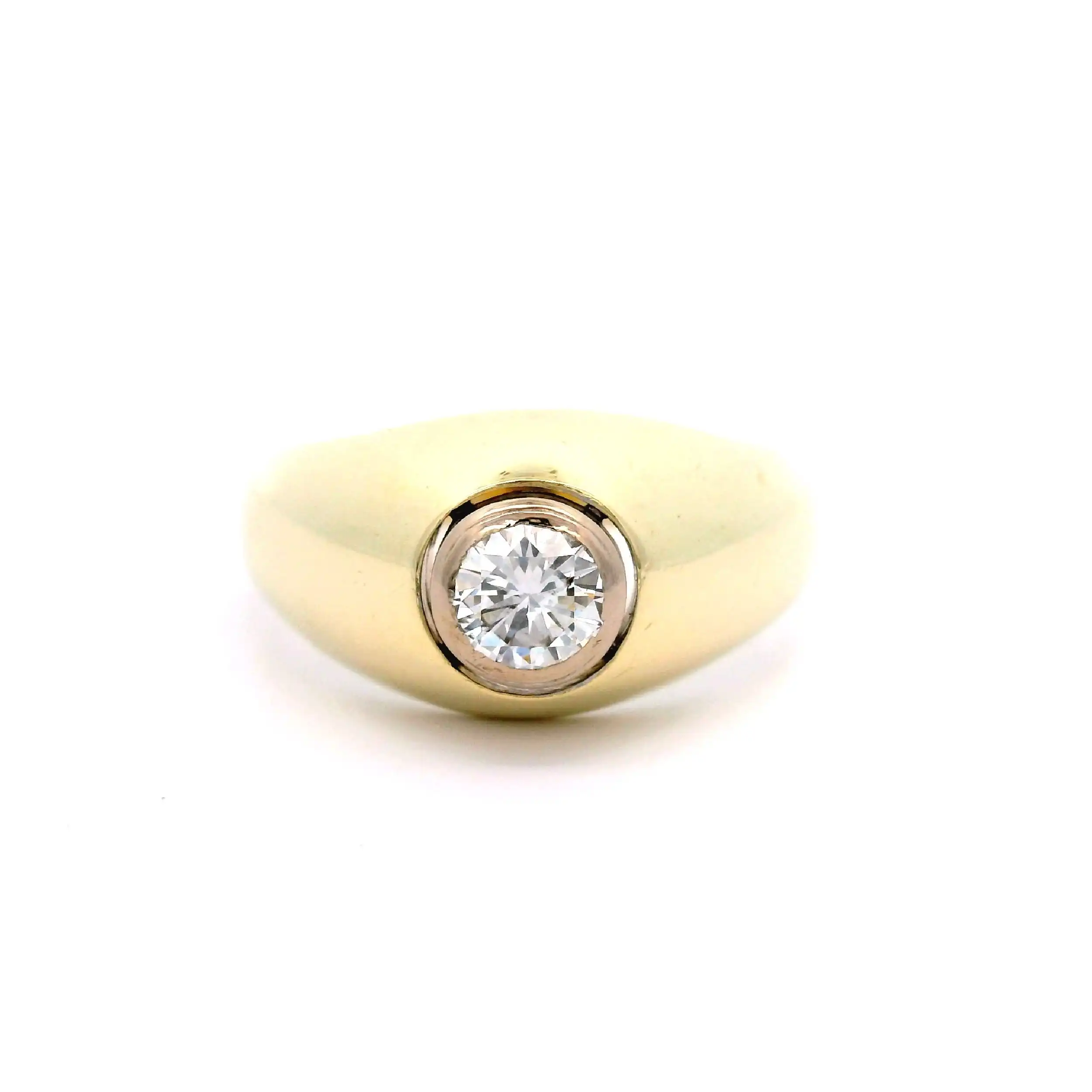 Ring Gelbgold mit Brillant Ring Gelbgold mit Brillant