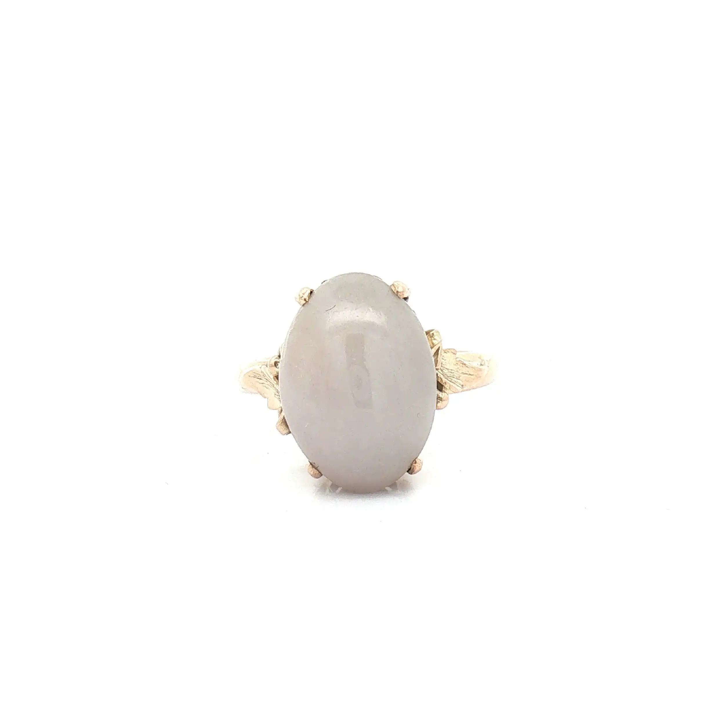 Ring Gelbgold mit Mondstein Cabochon Ring Gelbgold mit Mondstein Cabochon