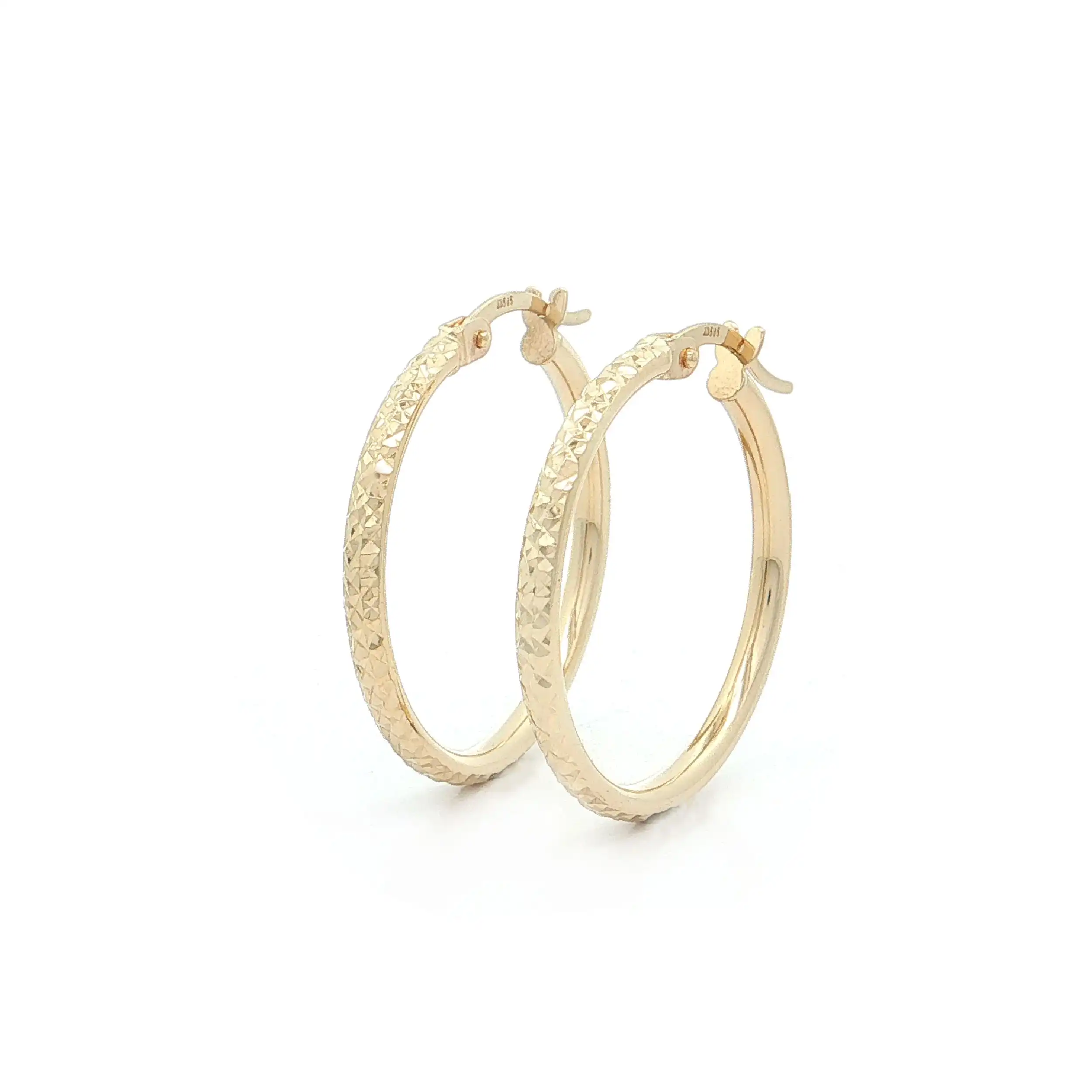 Creolen Gelbgold diamantiert Creolen Gelbgold diamantiert