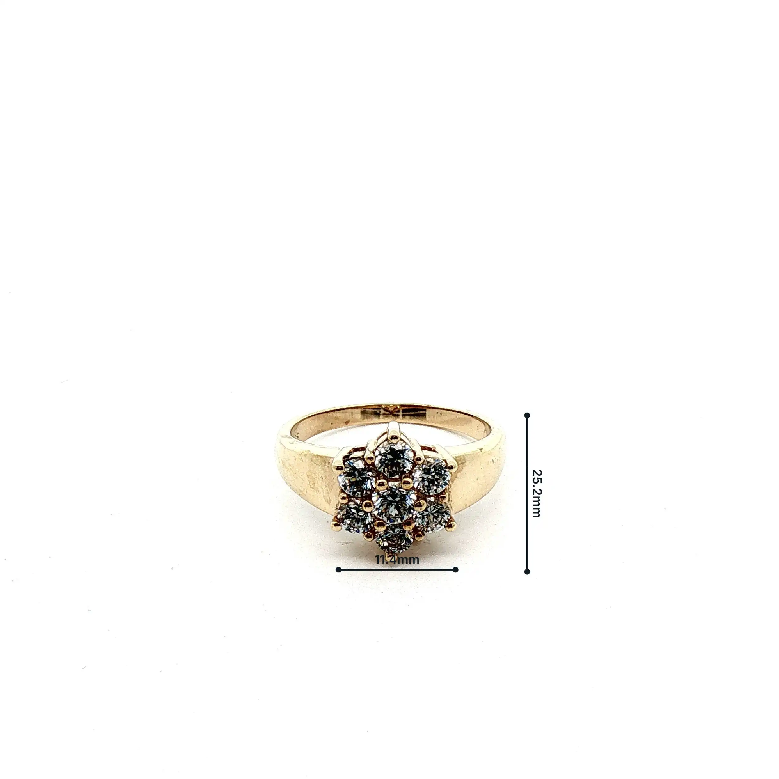 Ring Gelbgold mit Zirkonia