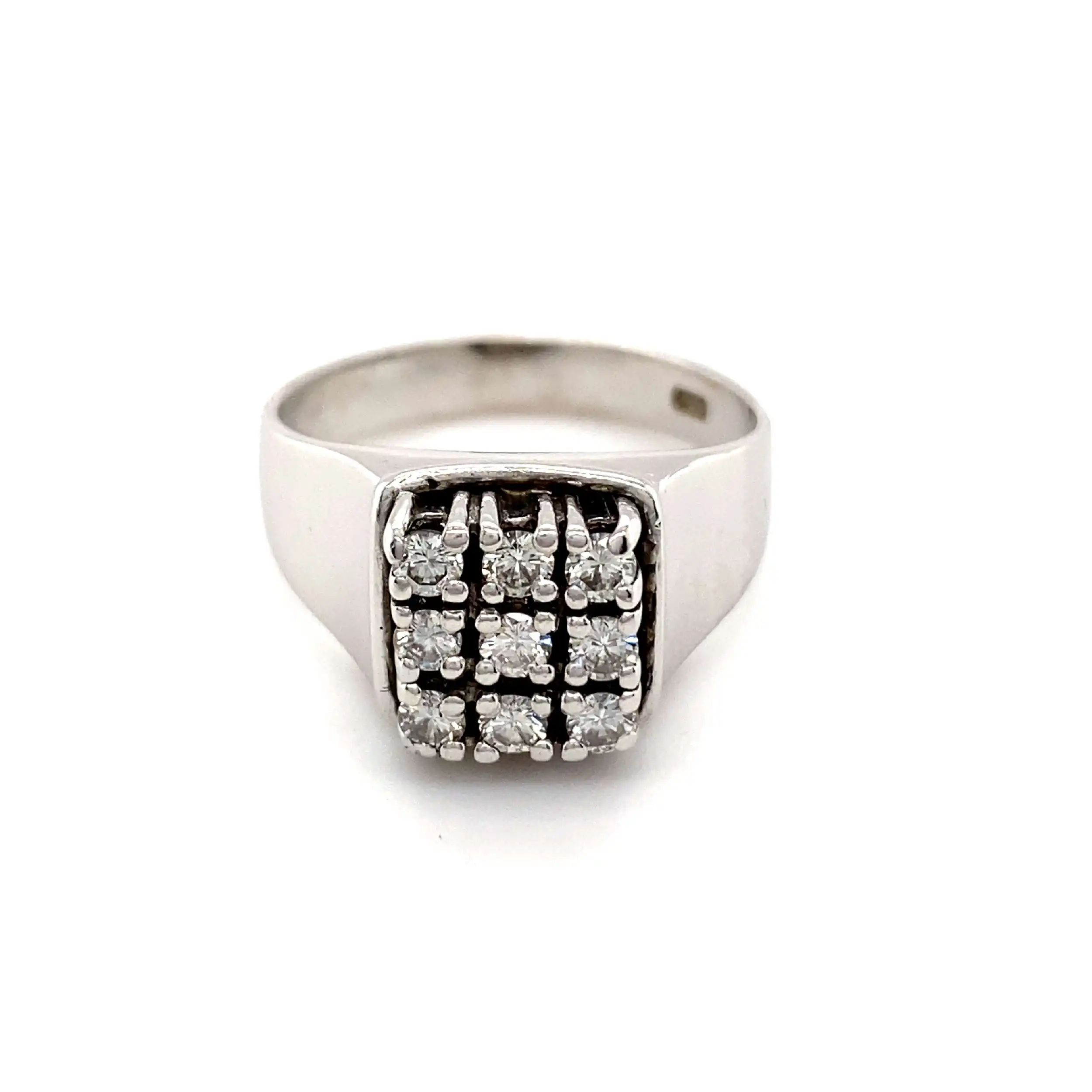 Ring Weißgold mit Brillanten Ring Weißgold mit Brillanten