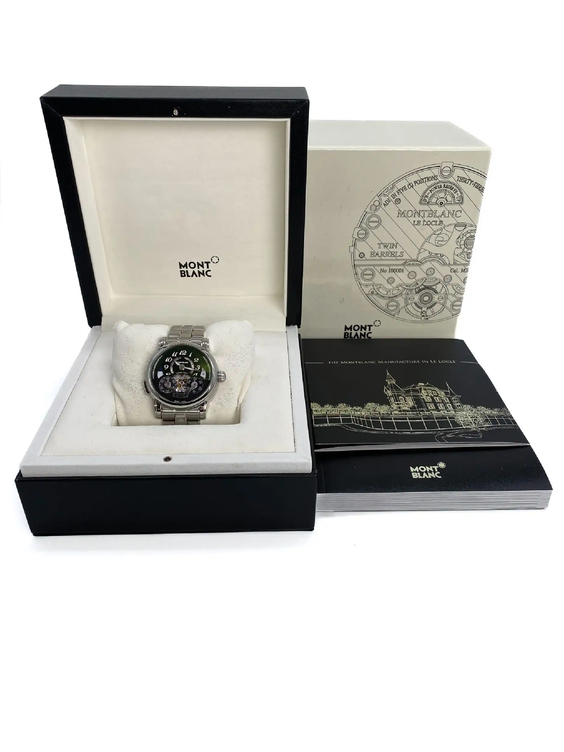 Herrenuhr Montblanc Nicolas Rieussec Automatik Ref.107070 mit Box und Papieren