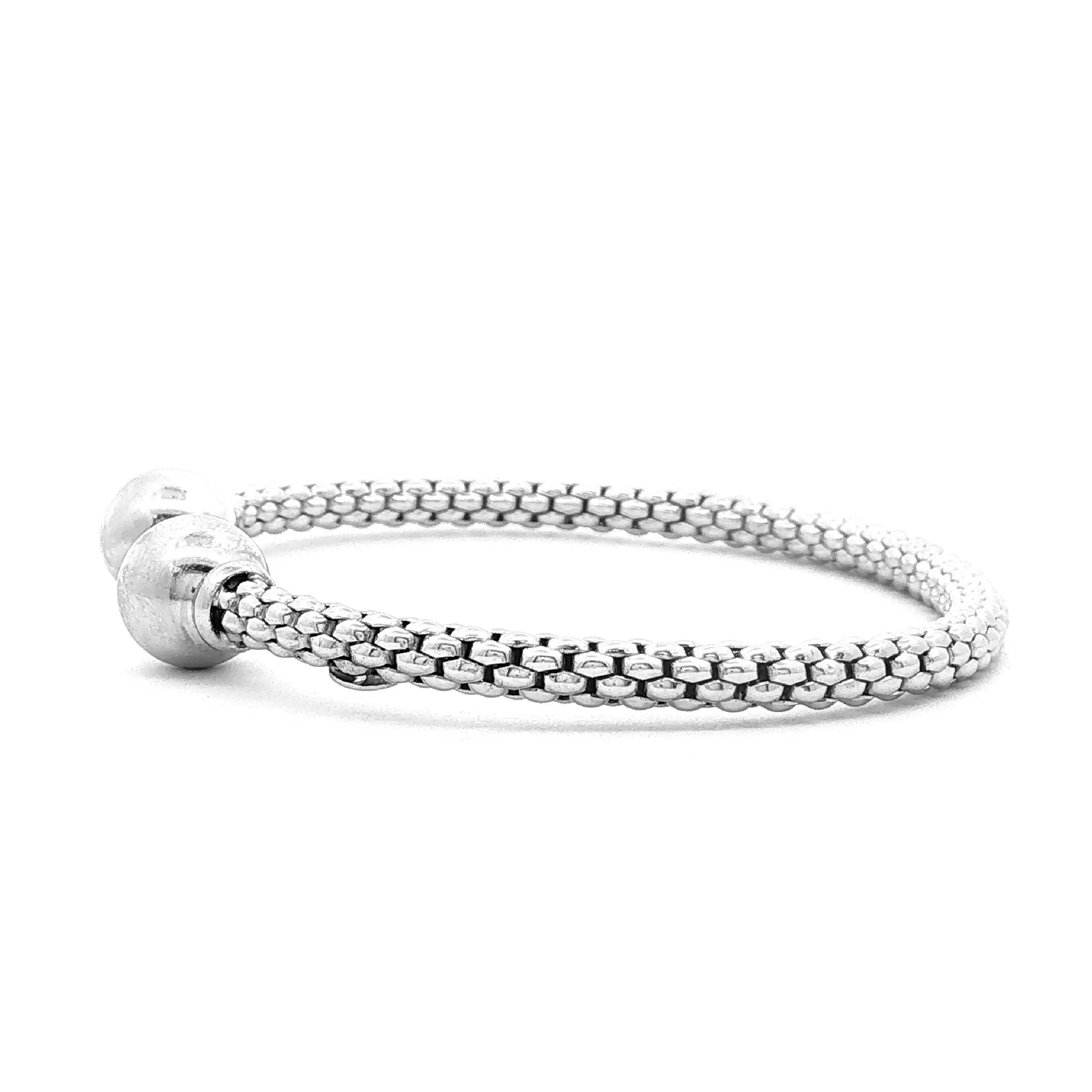 Armreif Himbeerarmband Fope Weißgold