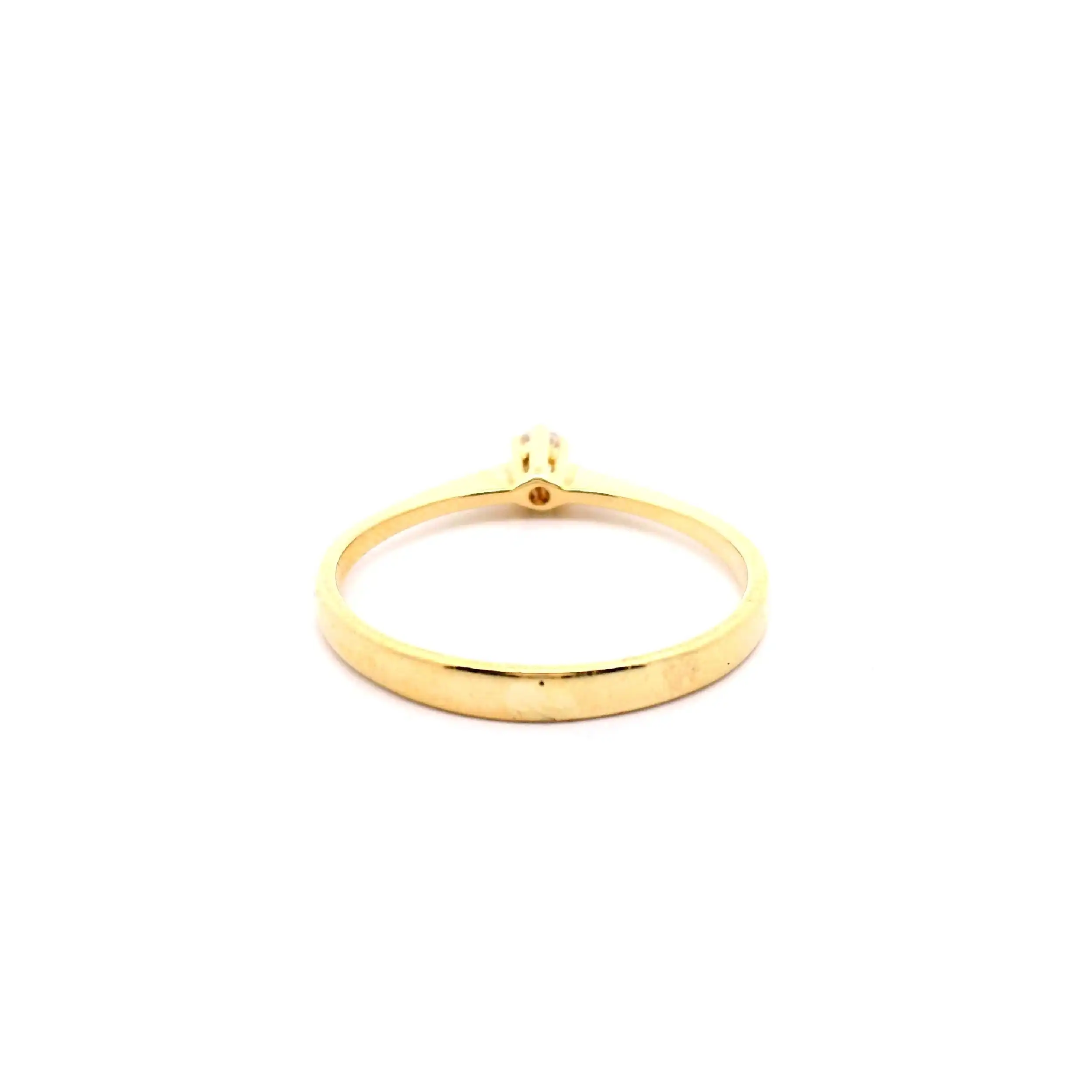 Ring Gelbgold mit Brillant