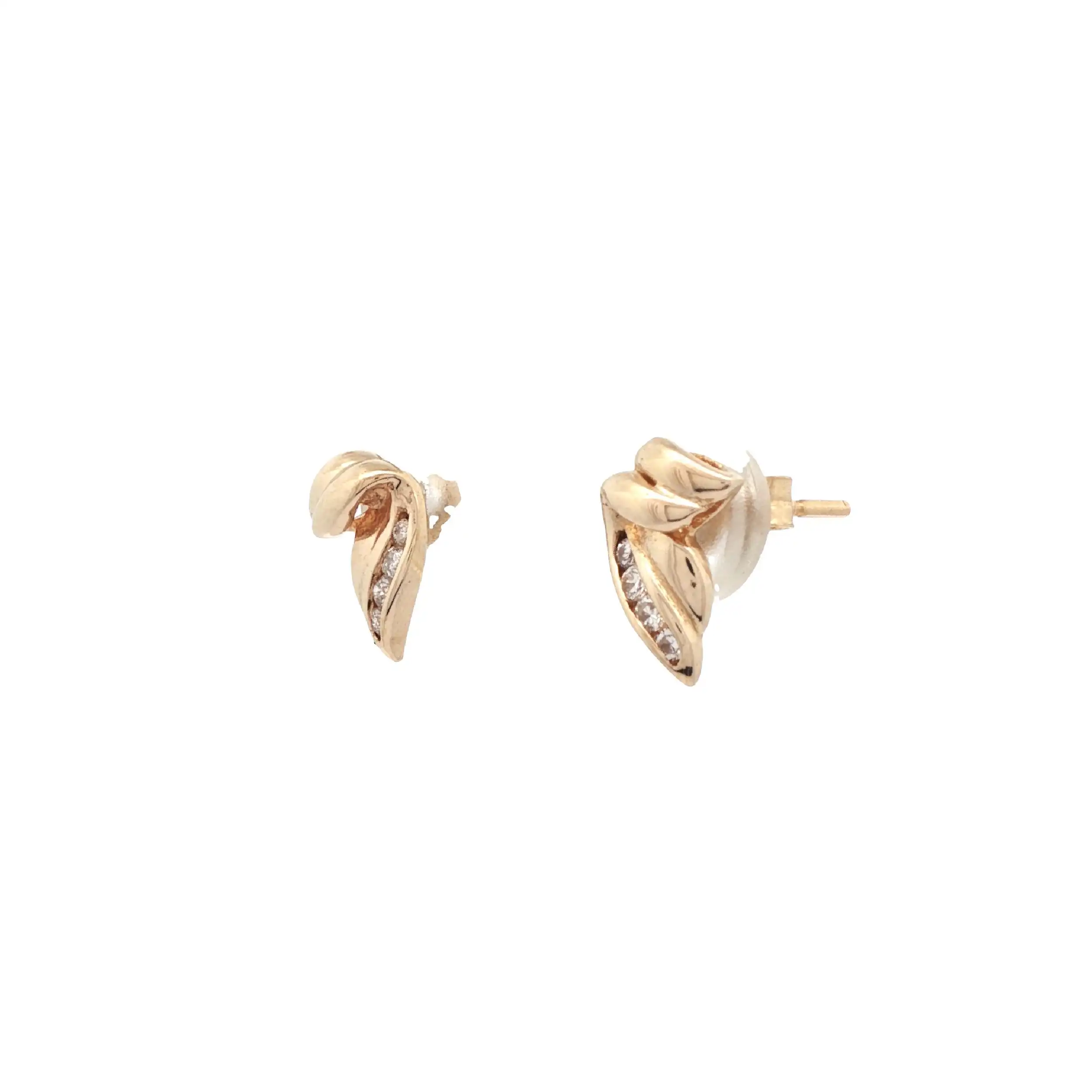 Ohrstecker Gelbgold mit Brillanten Ohrstecker Gelbgold mit Brillanten