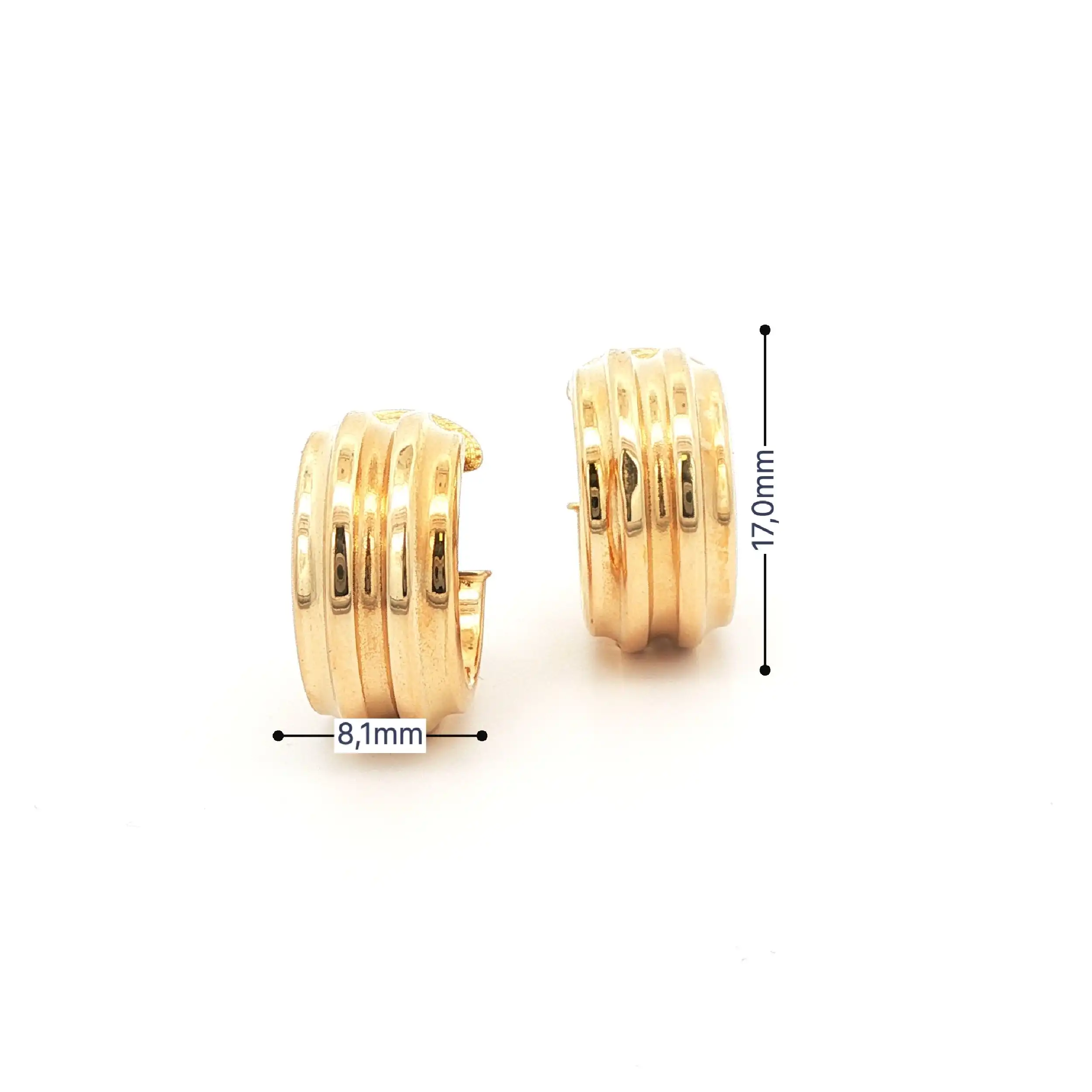 Creolen Gelbgold