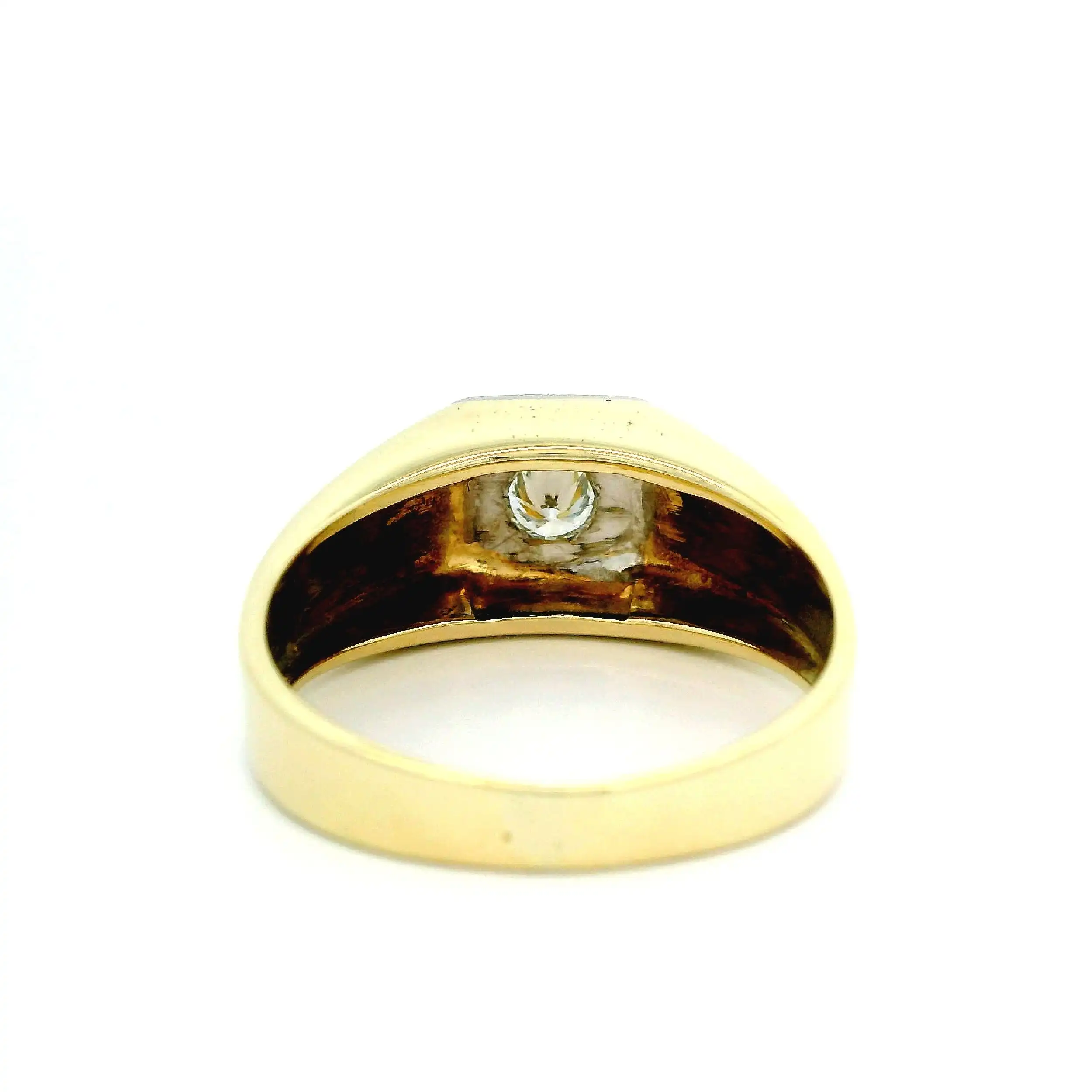 Ring Bicolor mit Brillant Ring Bicolor mit Brillant