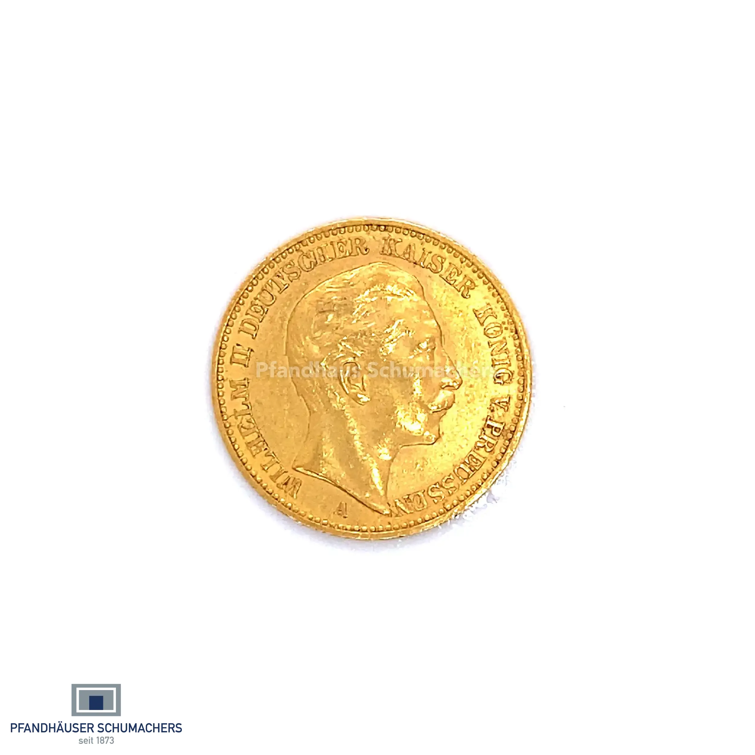 Münze 20 Mark Kaiser Wilhelm II. Preußen 