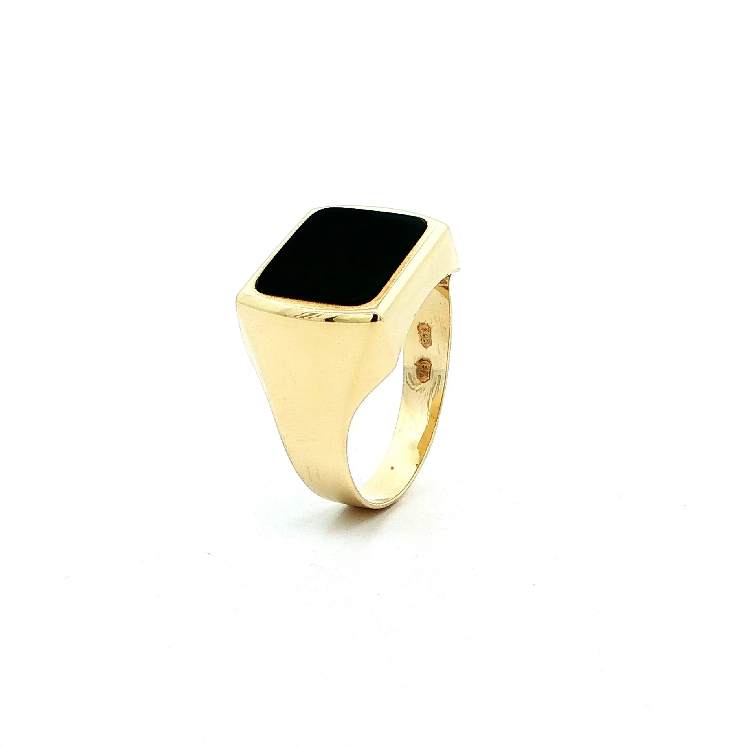 Ring Gelbgold mit Onyx Ring Gelbgold mit Onyx