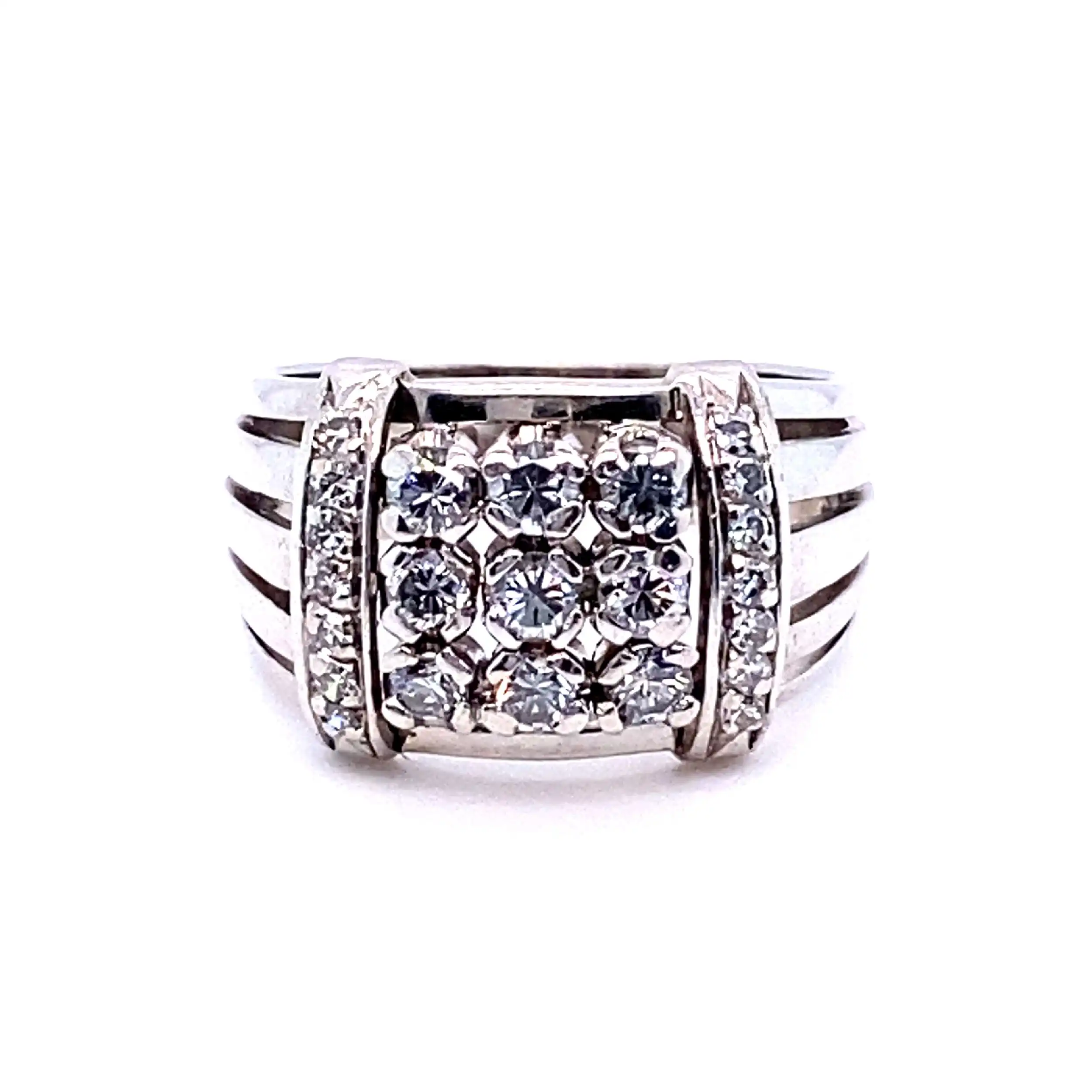 Ring Weißgold mit Brillanten Ring Weißgold mit Brillanten