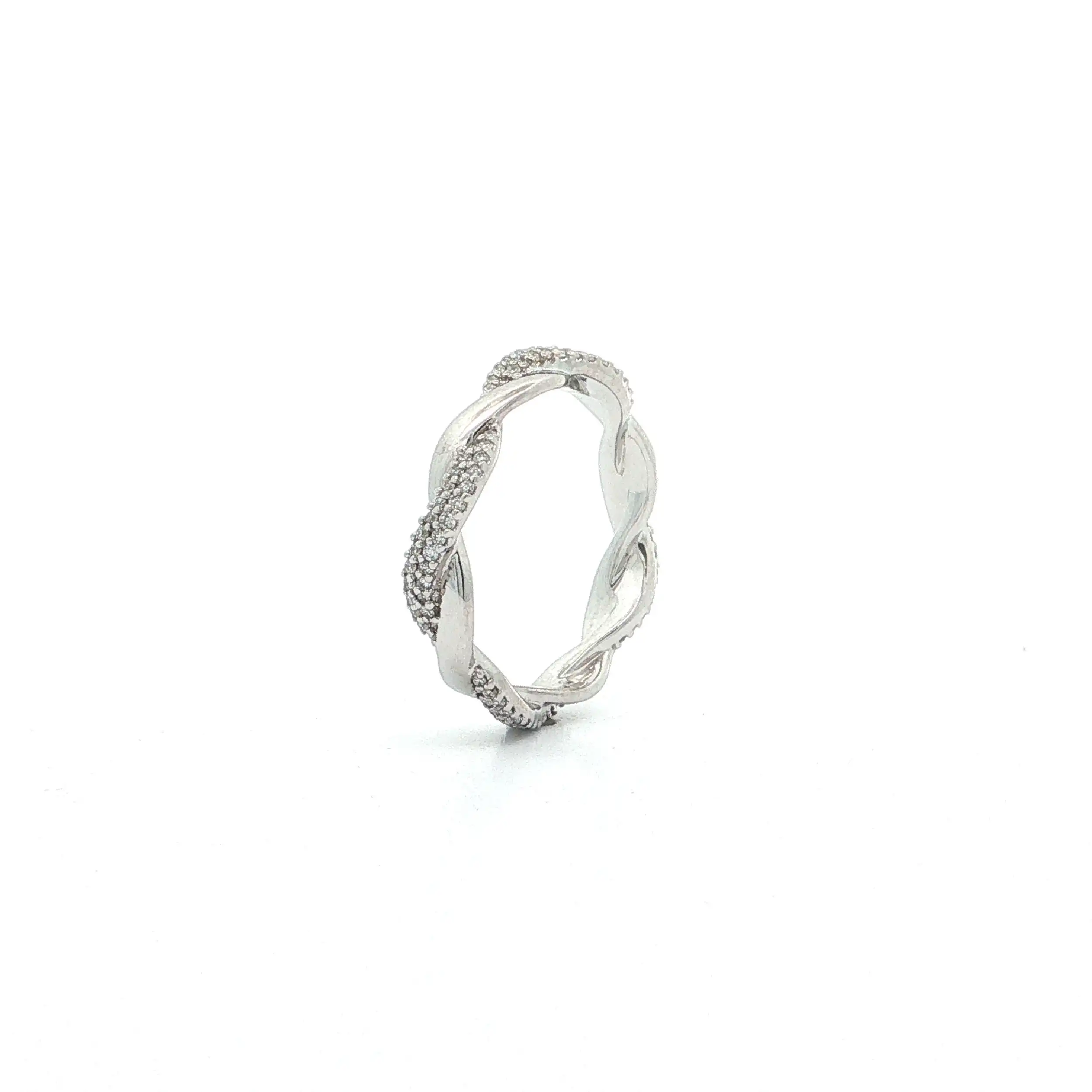 Ring Weißgold mit Brillanten 0,32ct. TW/VSI