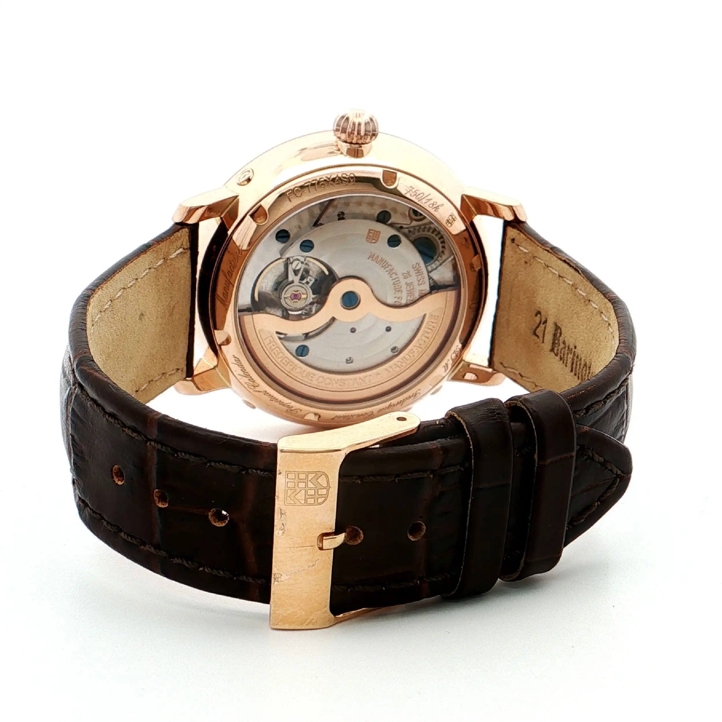 Herrenuhr Frederique Constant 42mm Rosegold 18k, FC-775MX4S9