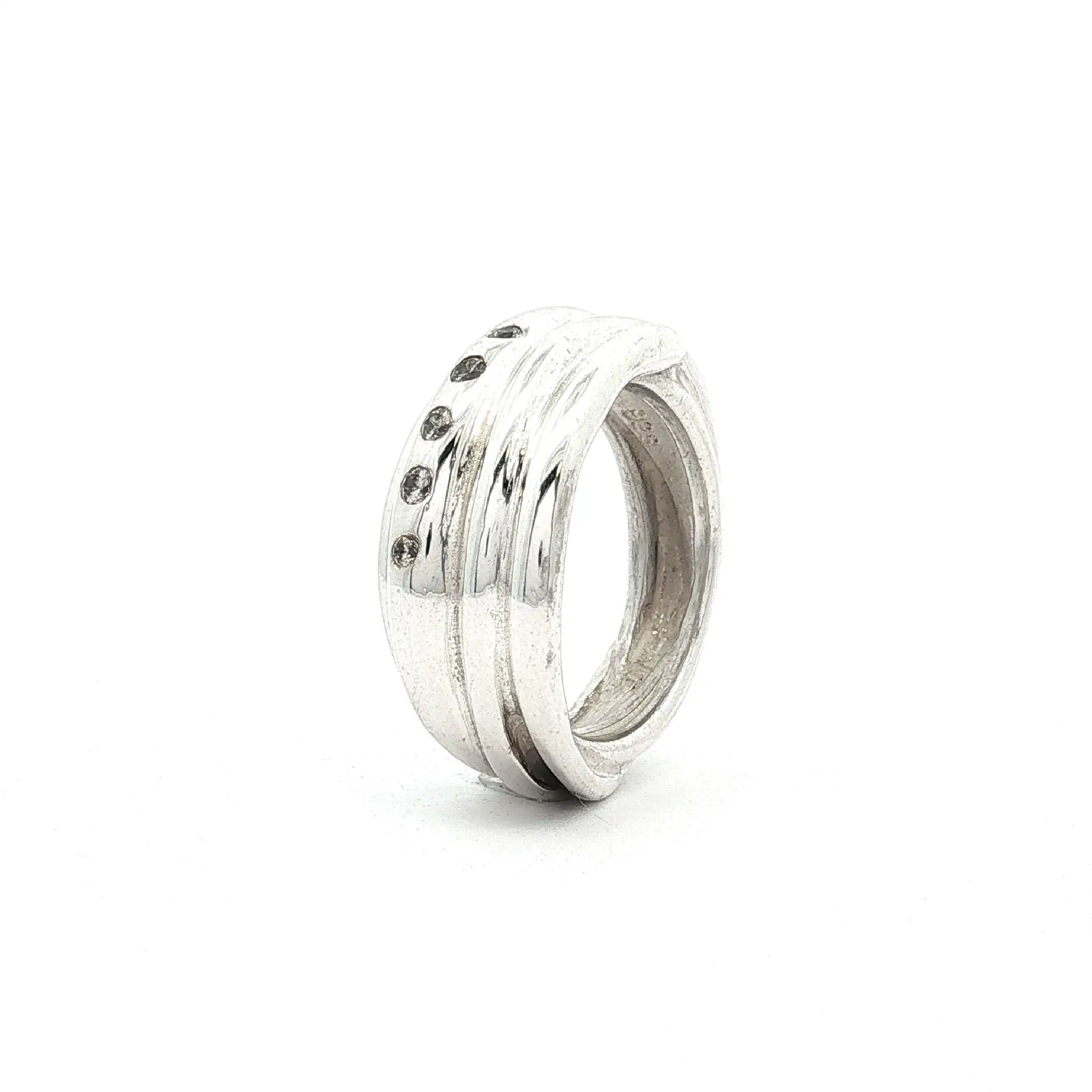 Ring Silber mit Zirkonia