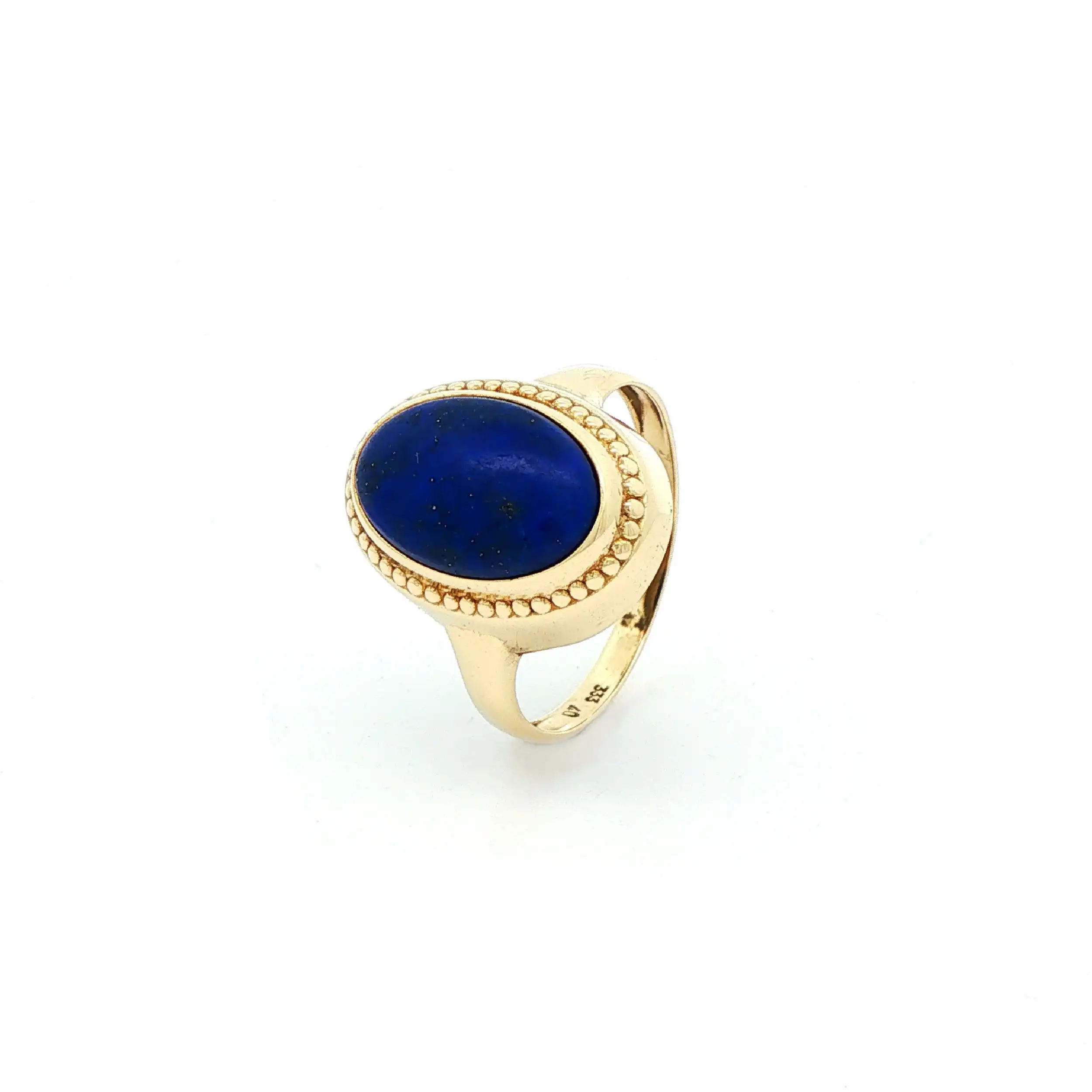 Ring Gelbgold mit Lapislazuli