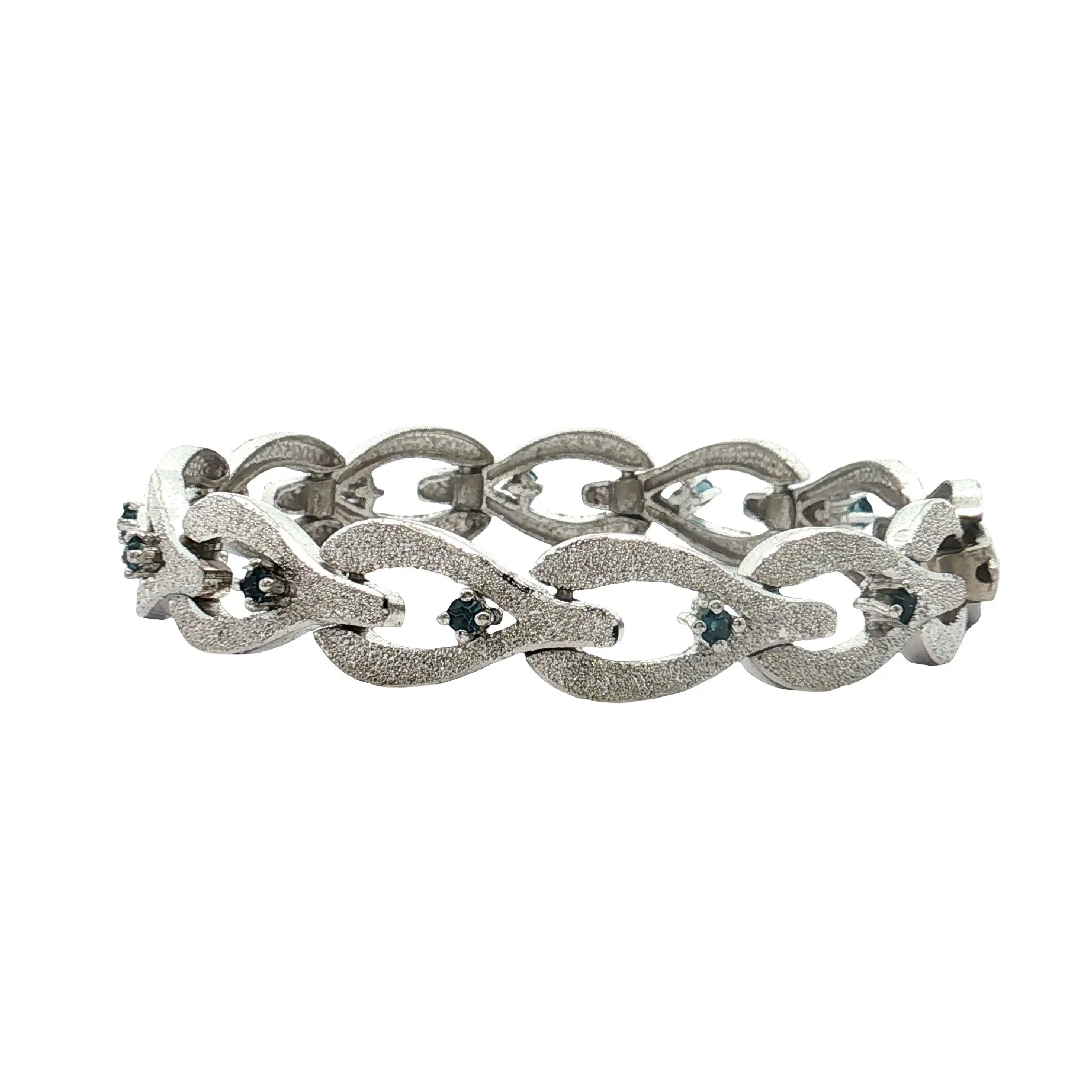 Armband Silber blaue Steine