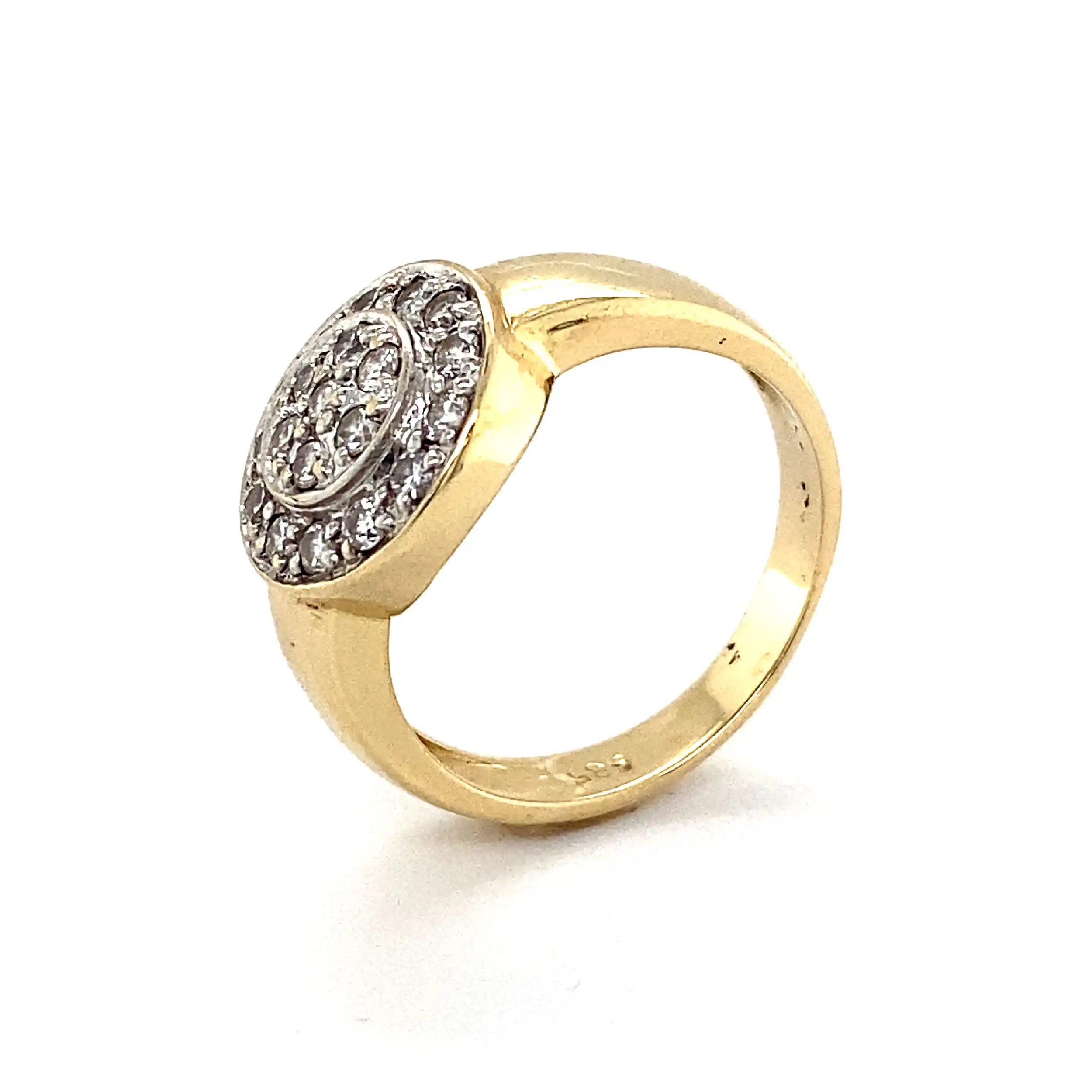 Ring Bicolor mit Brillanten Ring Bicolor mit Brillanten
