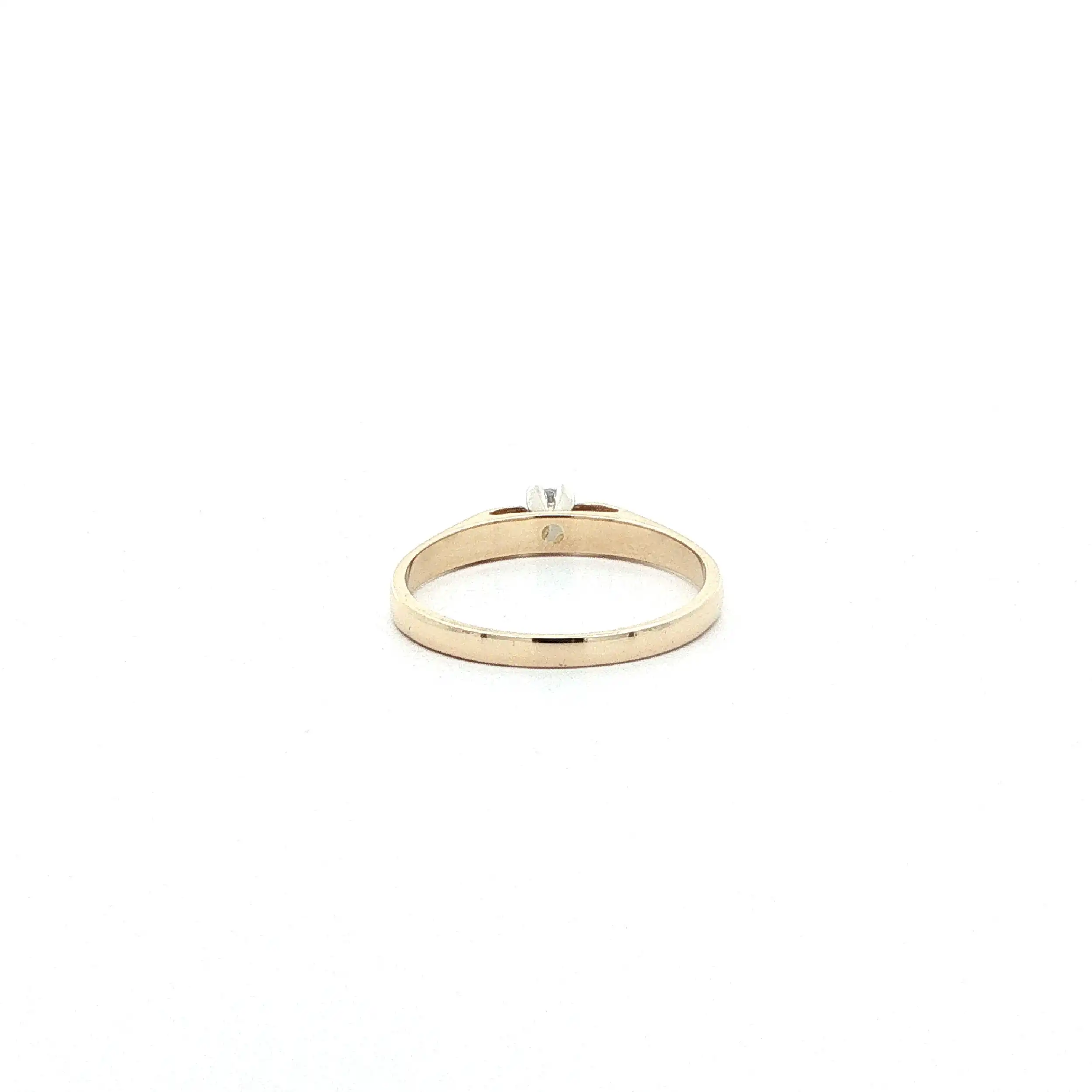 Ring Gelbgold mit Brillant Ring Gelbgold mit Brillant