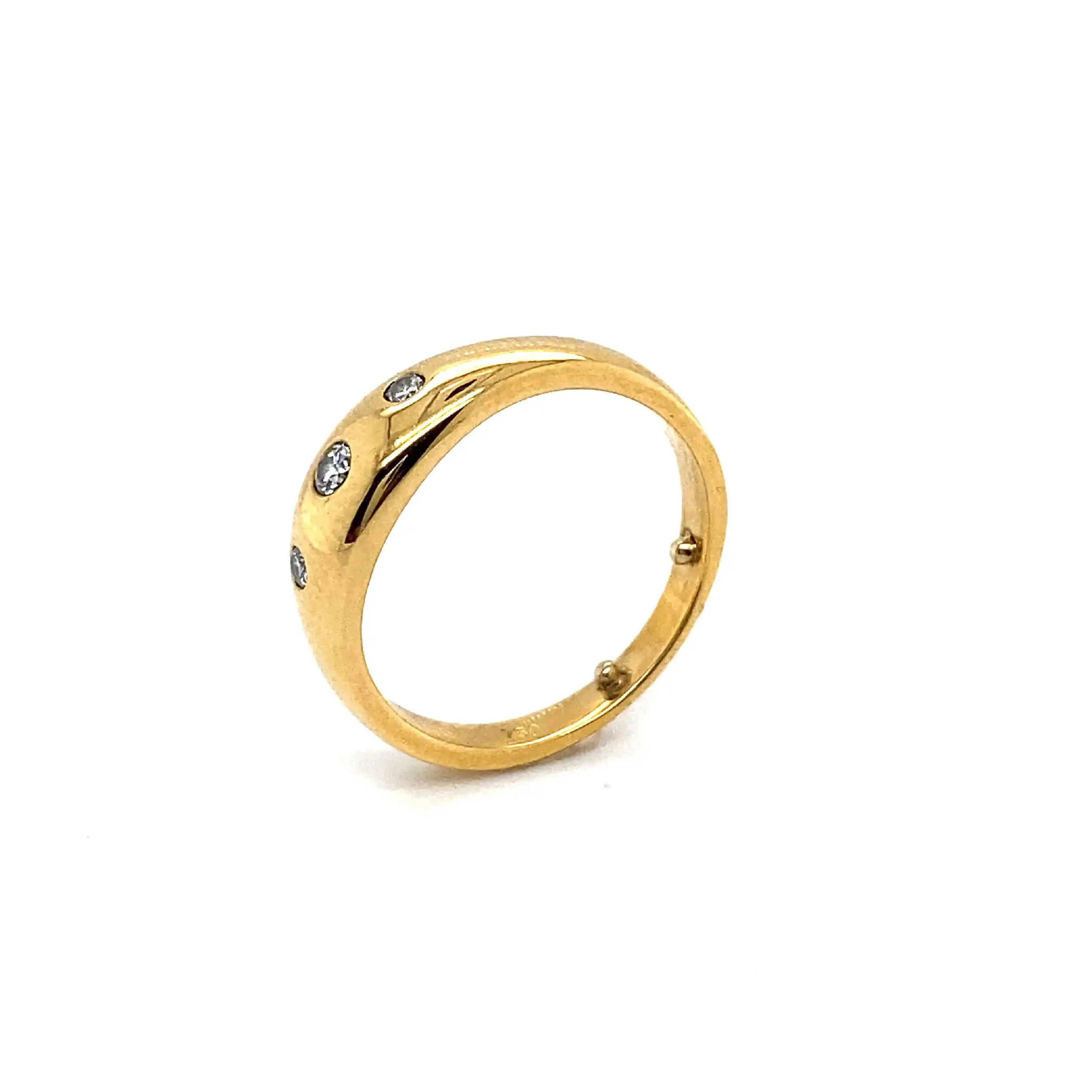 Ring Gelbgold mit Brillanten Ring Gelbgold mit Brillanten