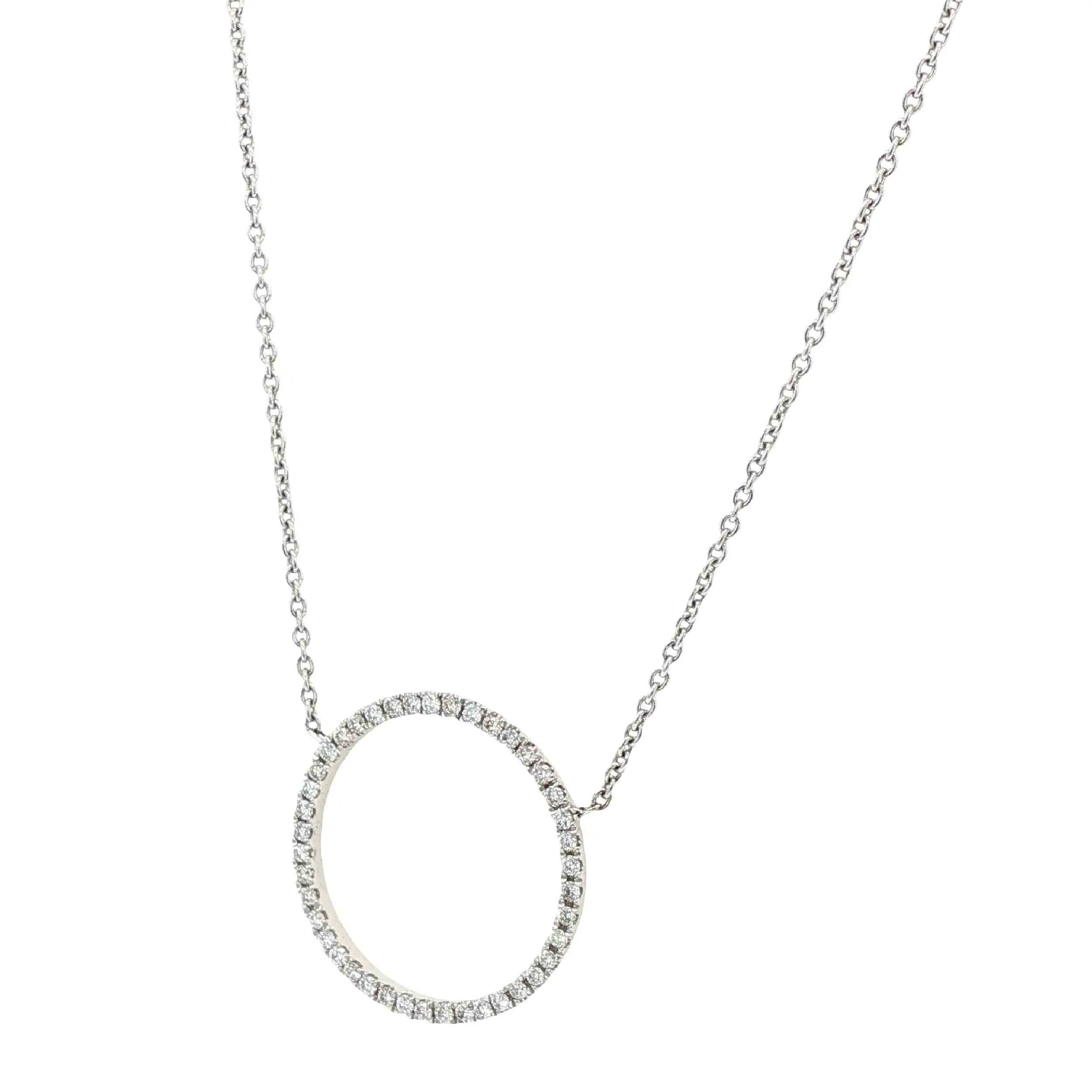 Collier "Kreis" Weißgold mit Brillanten Collier "Kreis" Weißgold mit Brillanten
