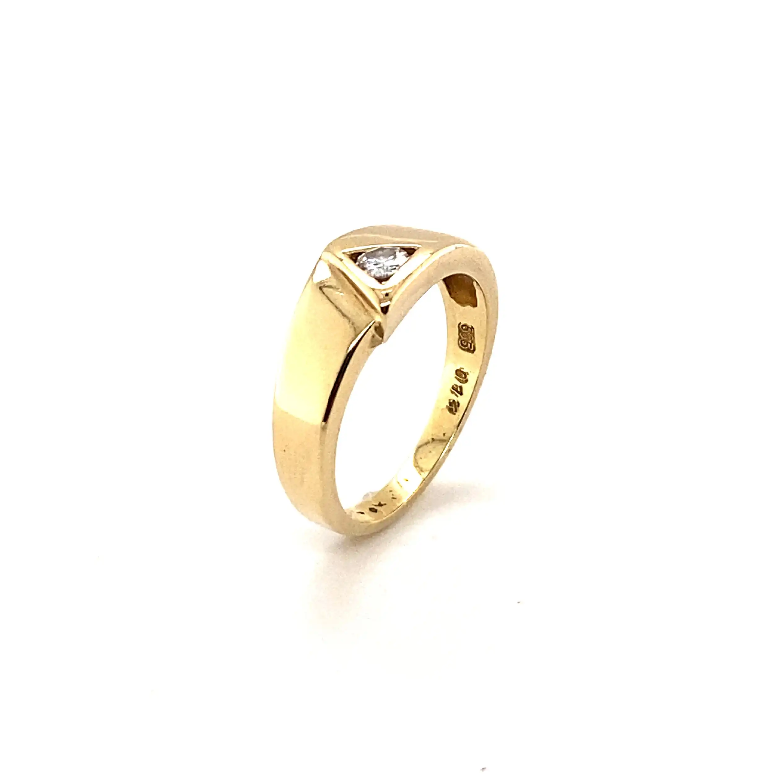 Ring Gelbgold mit Brillant