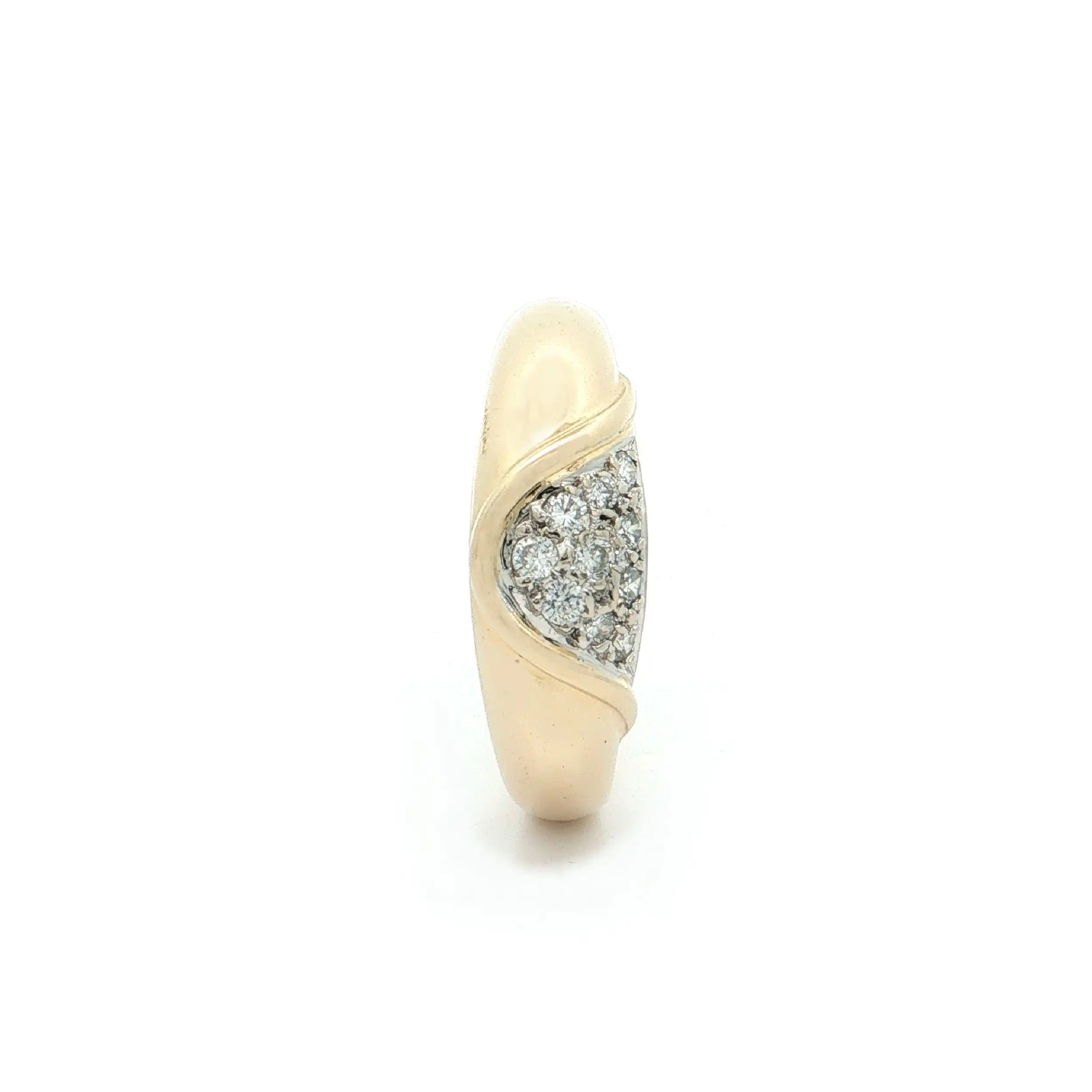 Ring Bicolor mit Brillanten