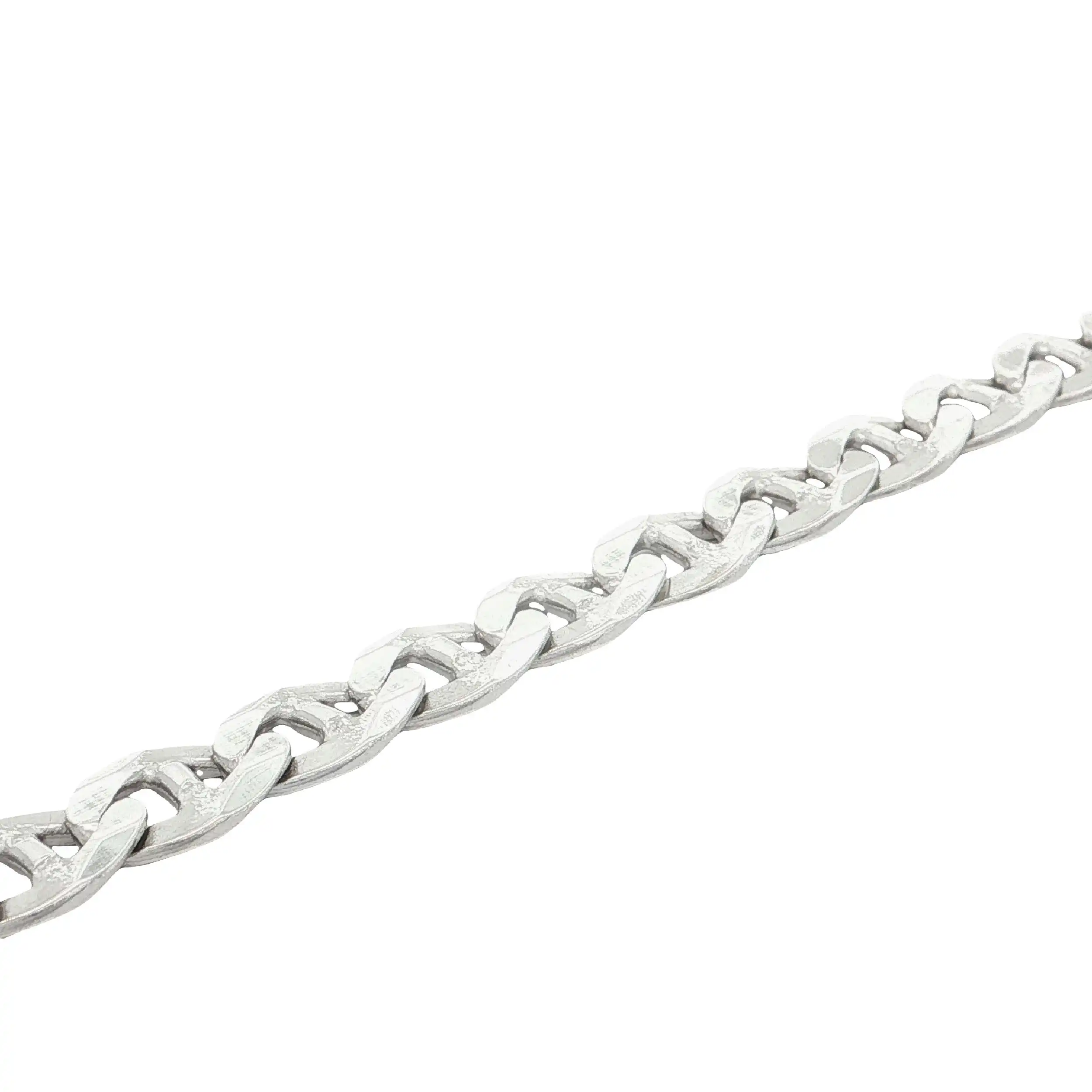 Stäbchen-Panzerarmband Silber