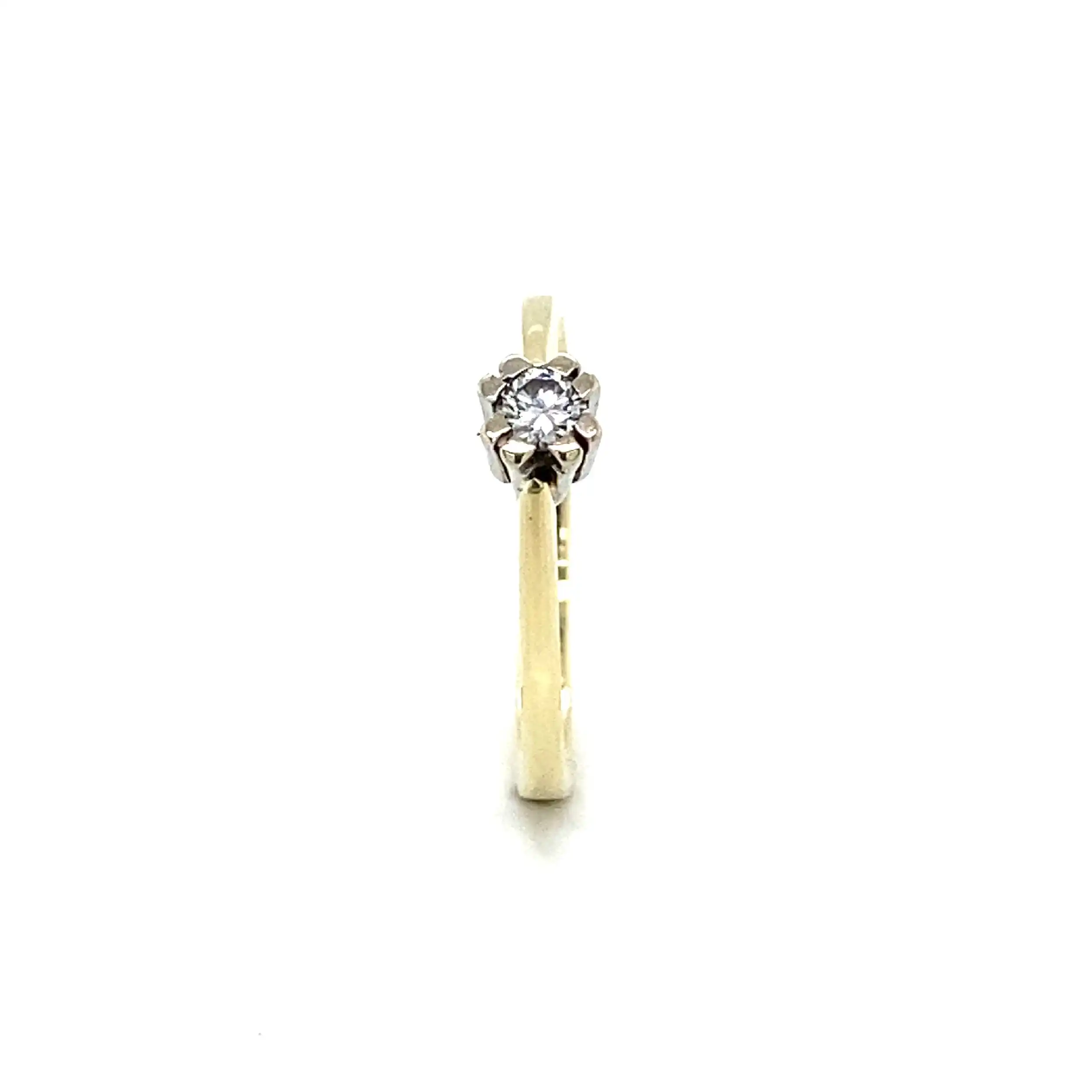 Ring Bicolor mit Brillant Ring Bicolor mit Brillant