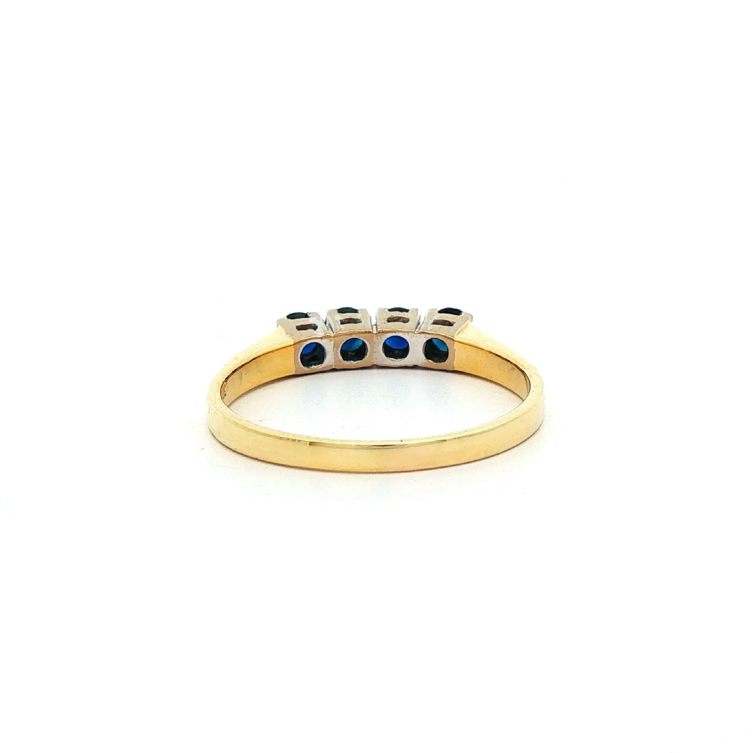 Ring Bicolor mit Saphiren