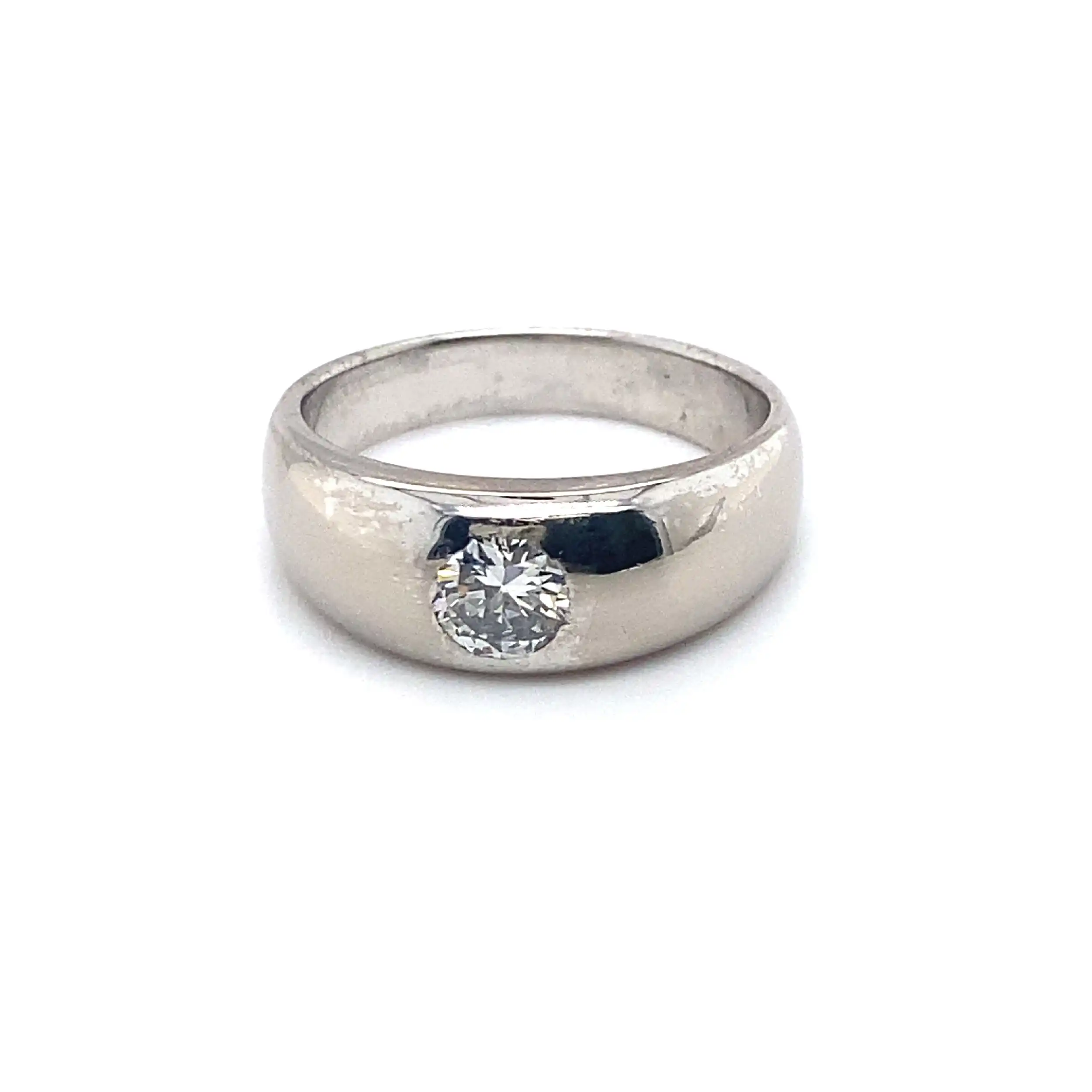 Ring Weißgold mit Solitär Brillant ca. 0,5ct Ring Weißgold mit Solitär Brillant ca. 0,5ct