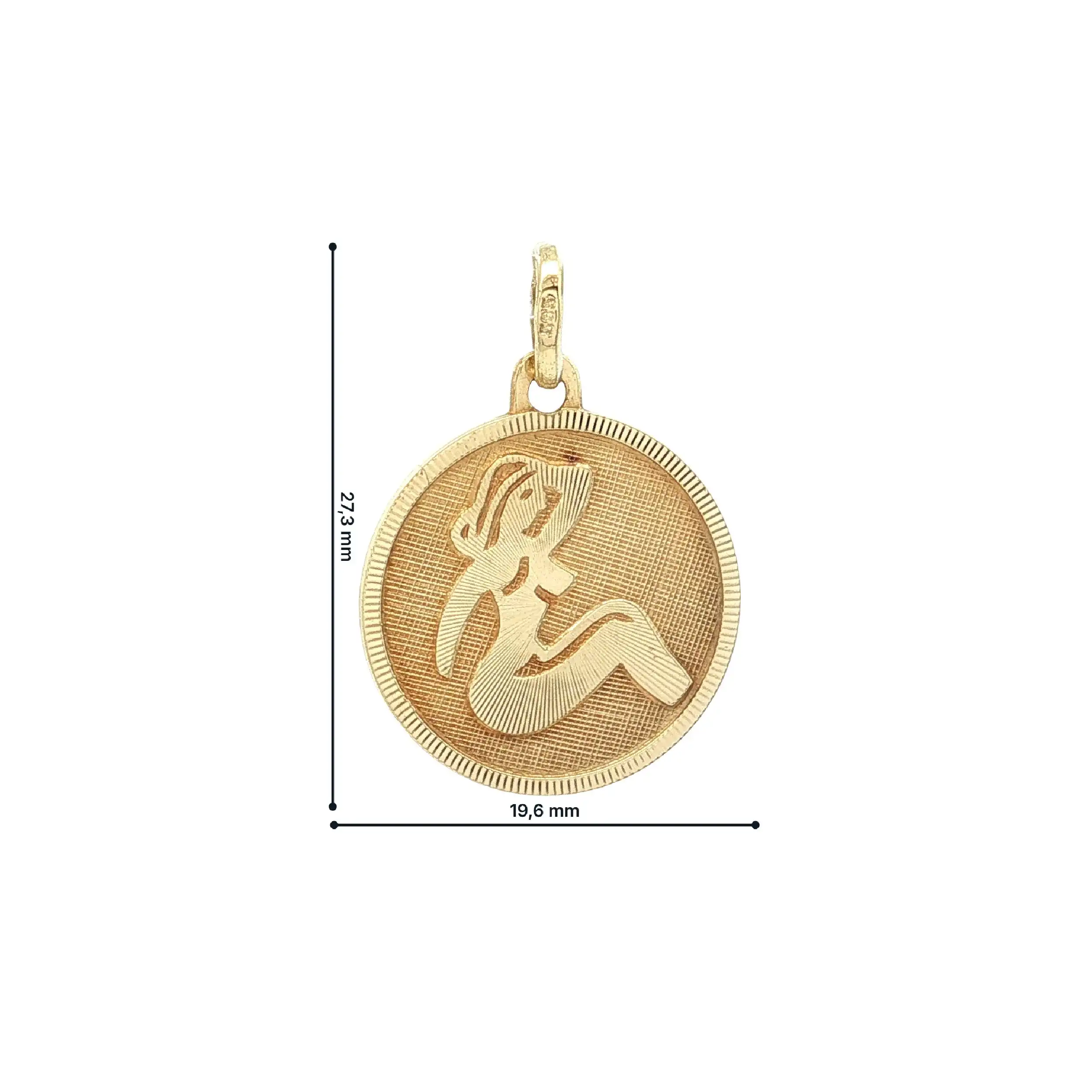 Anhänger Gelbgold Jungfrau