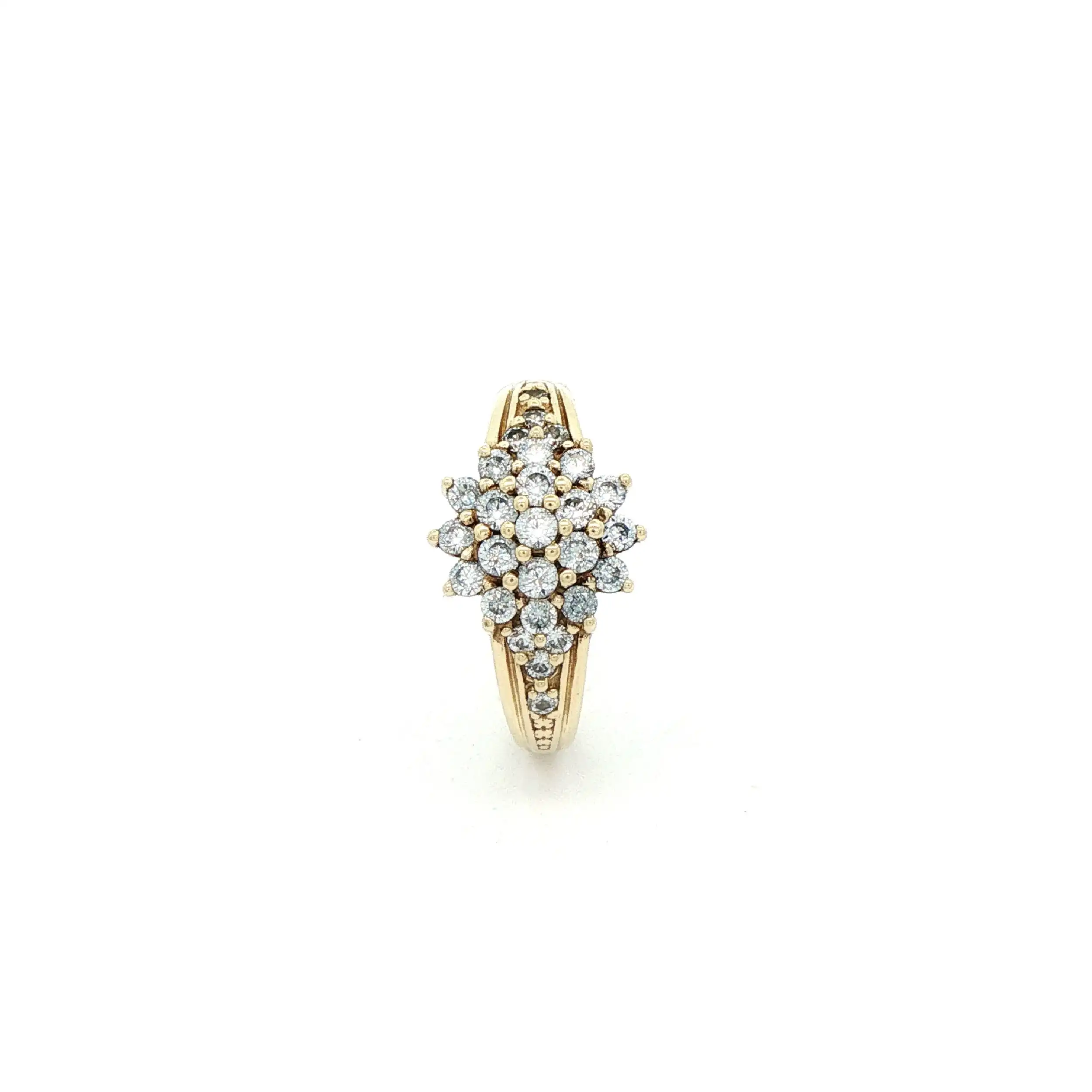 Ring Gelbgold mit Zirkonia Ring Gelbgold mit Zirkonia