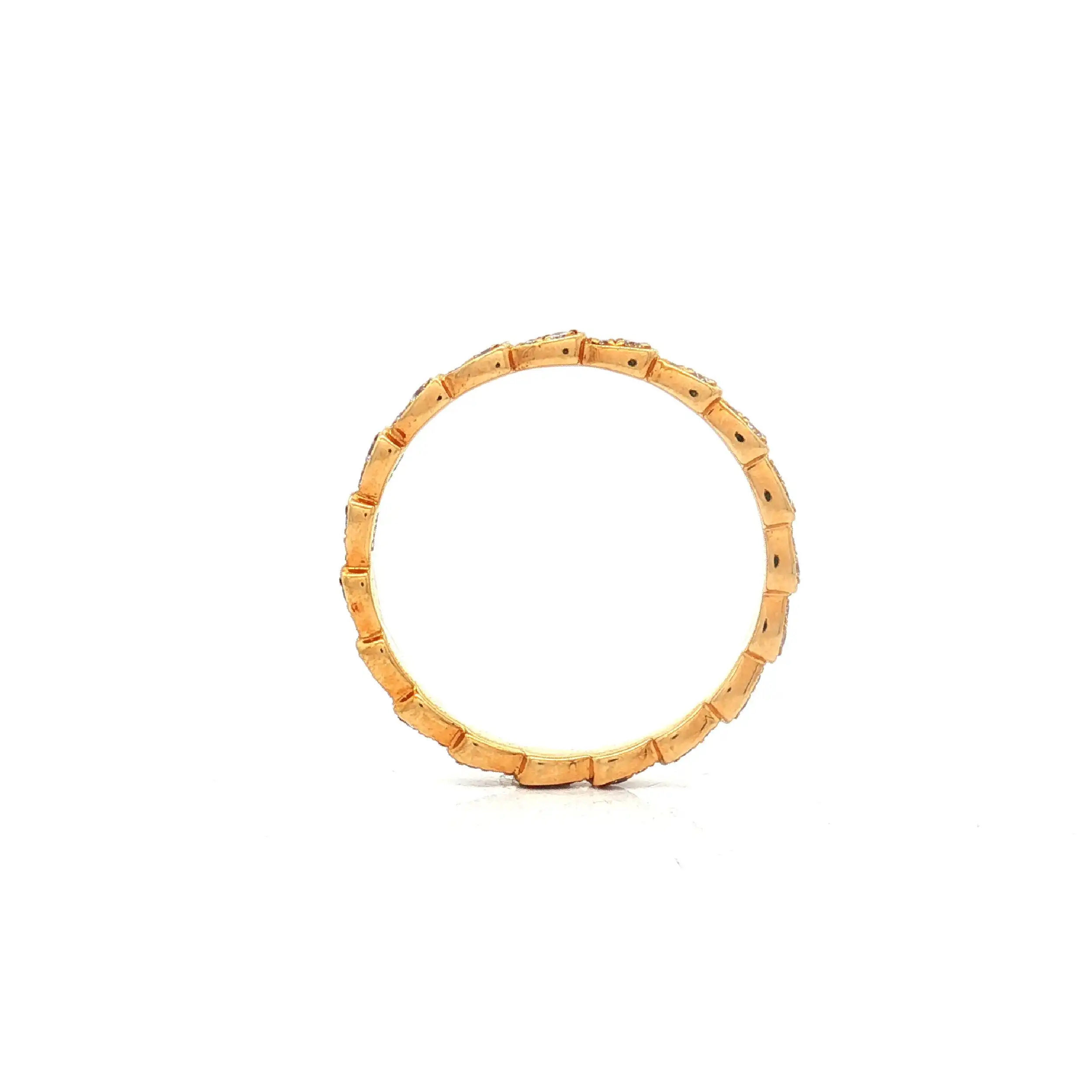 Memoryring Gelbgold mit Brillanten Memoryring Gelbgold mit Brillanten