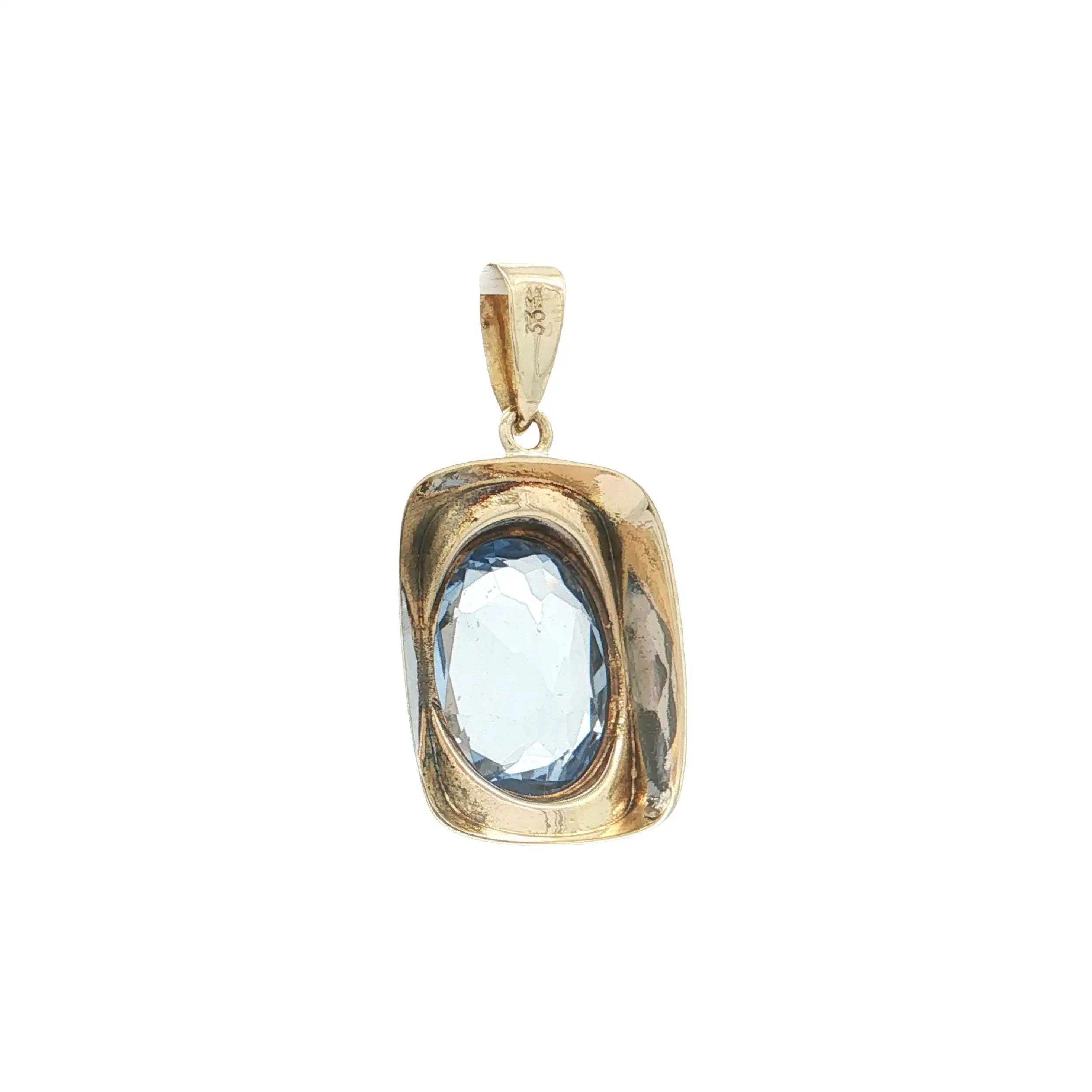 Anhänger Gelbgold mit Spinell