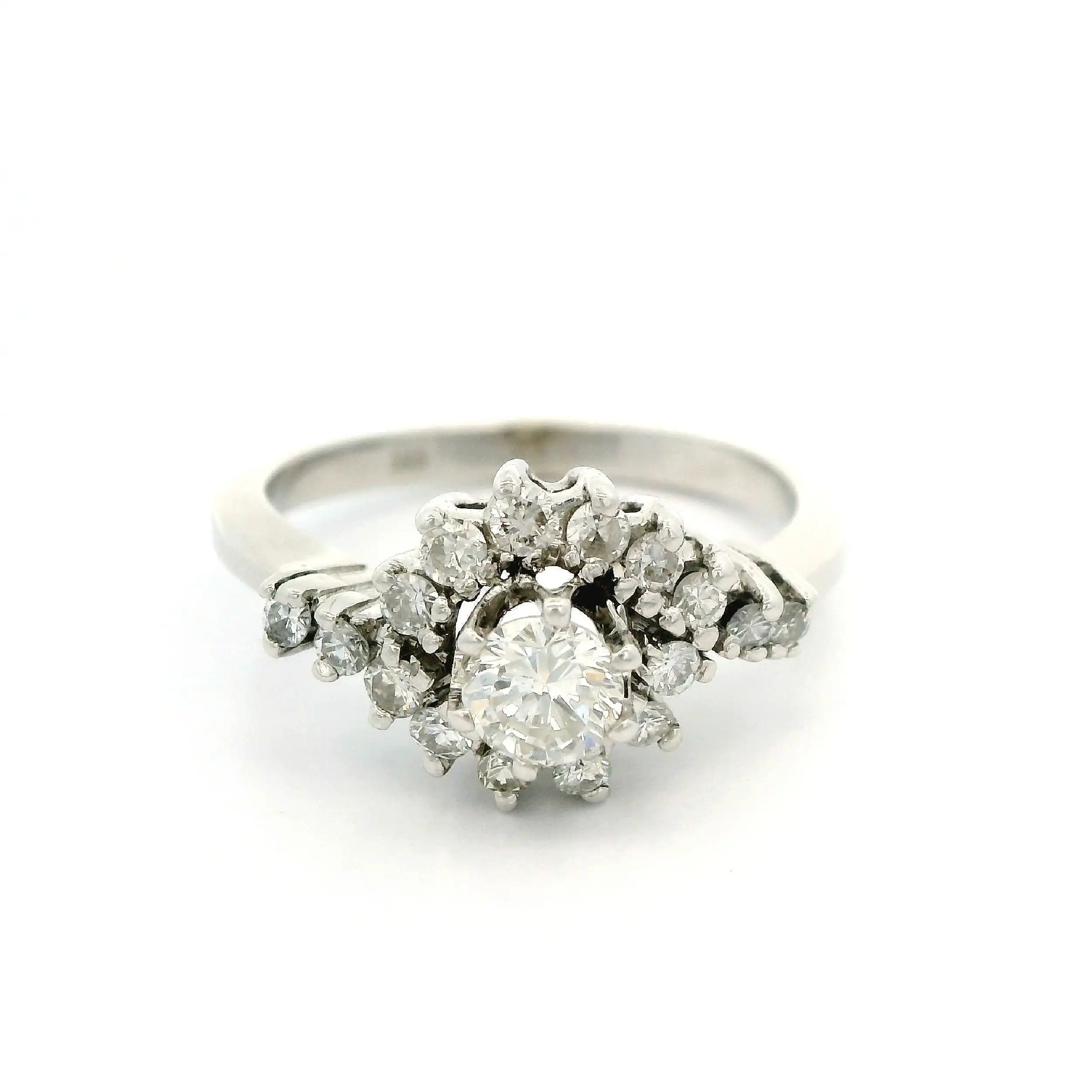 Ring Weißgold mit Brillanten Ring Weißgold mit Brillanten