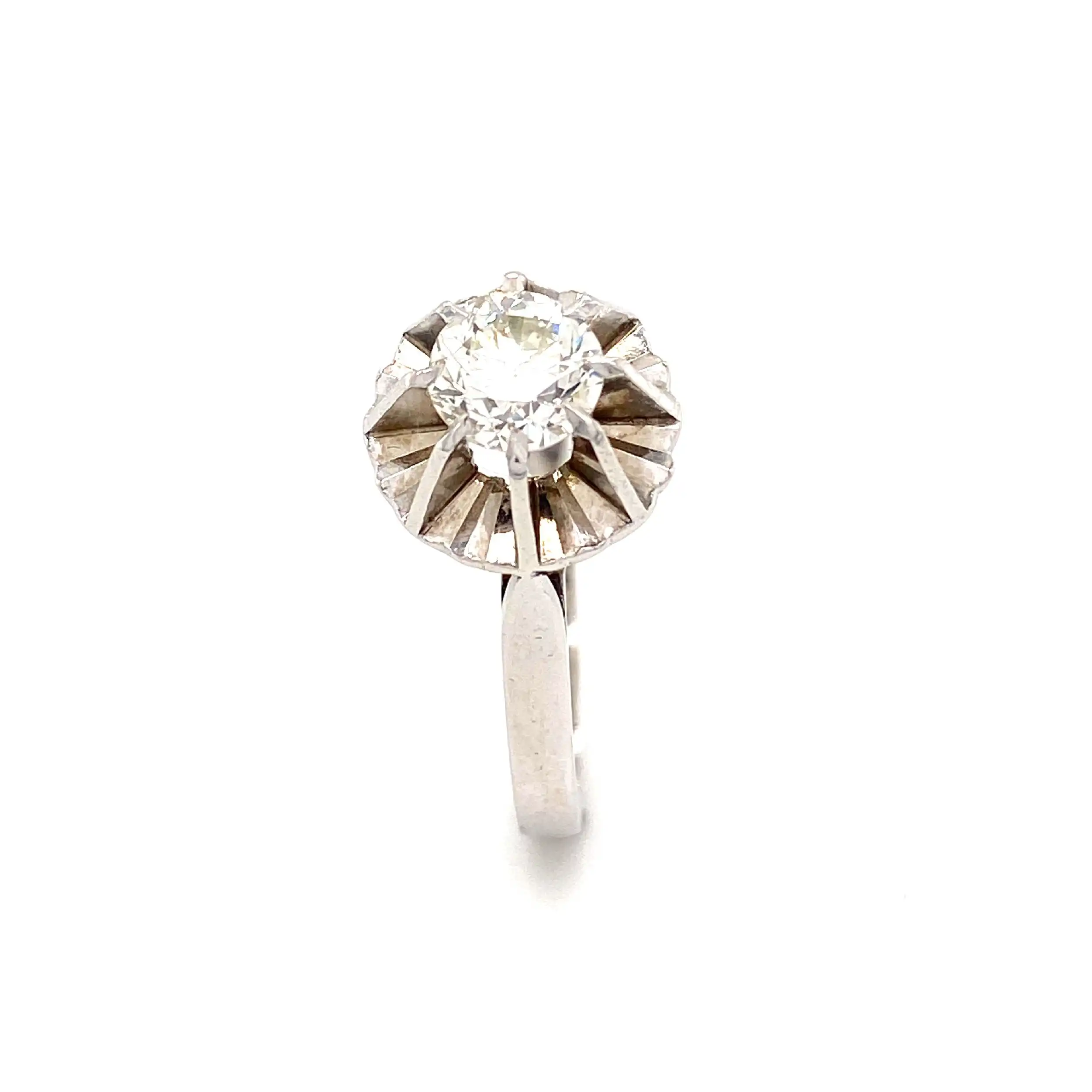 Ring Weißgold mit Brillant Solitär Ring Weißgold mit Brillant Solitär