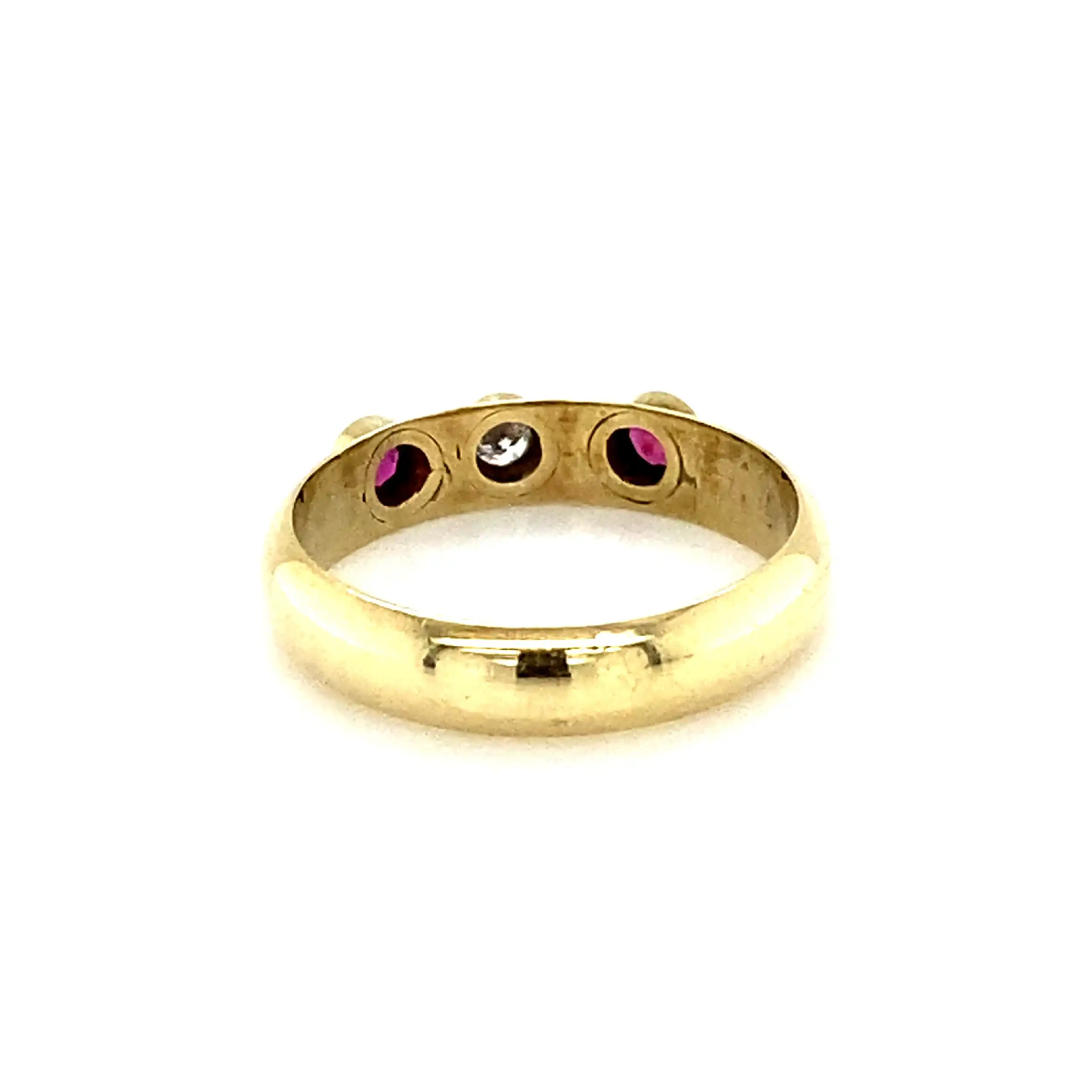 Ring Gelbgold mit Brillant und Farbsteinen Ring Gelbgold mit Brillant und Farbsteinen