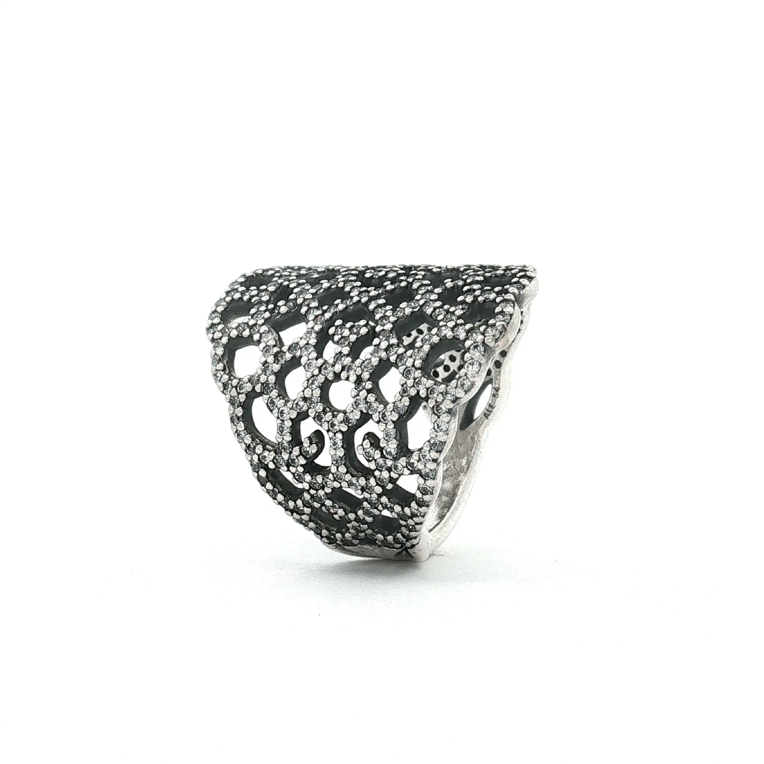 Ring Silber Pandora "schimmernde Spitze" mit Zirkonia Ring Silber Pandora "schimmernde Spitze" mit Zirkonia