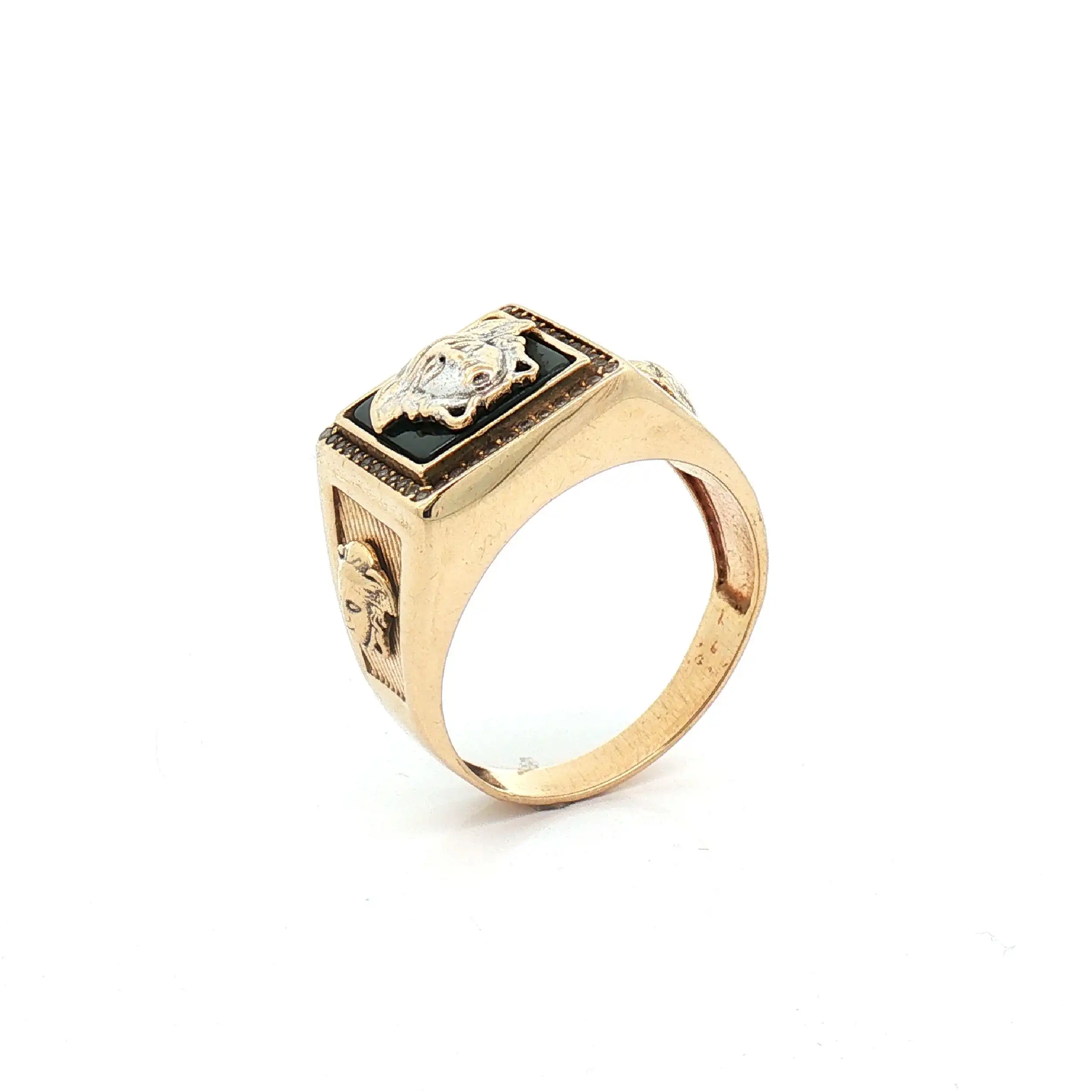 Ring Bicolor Medusa Kopf Ring Bicolor Medusa Kopf