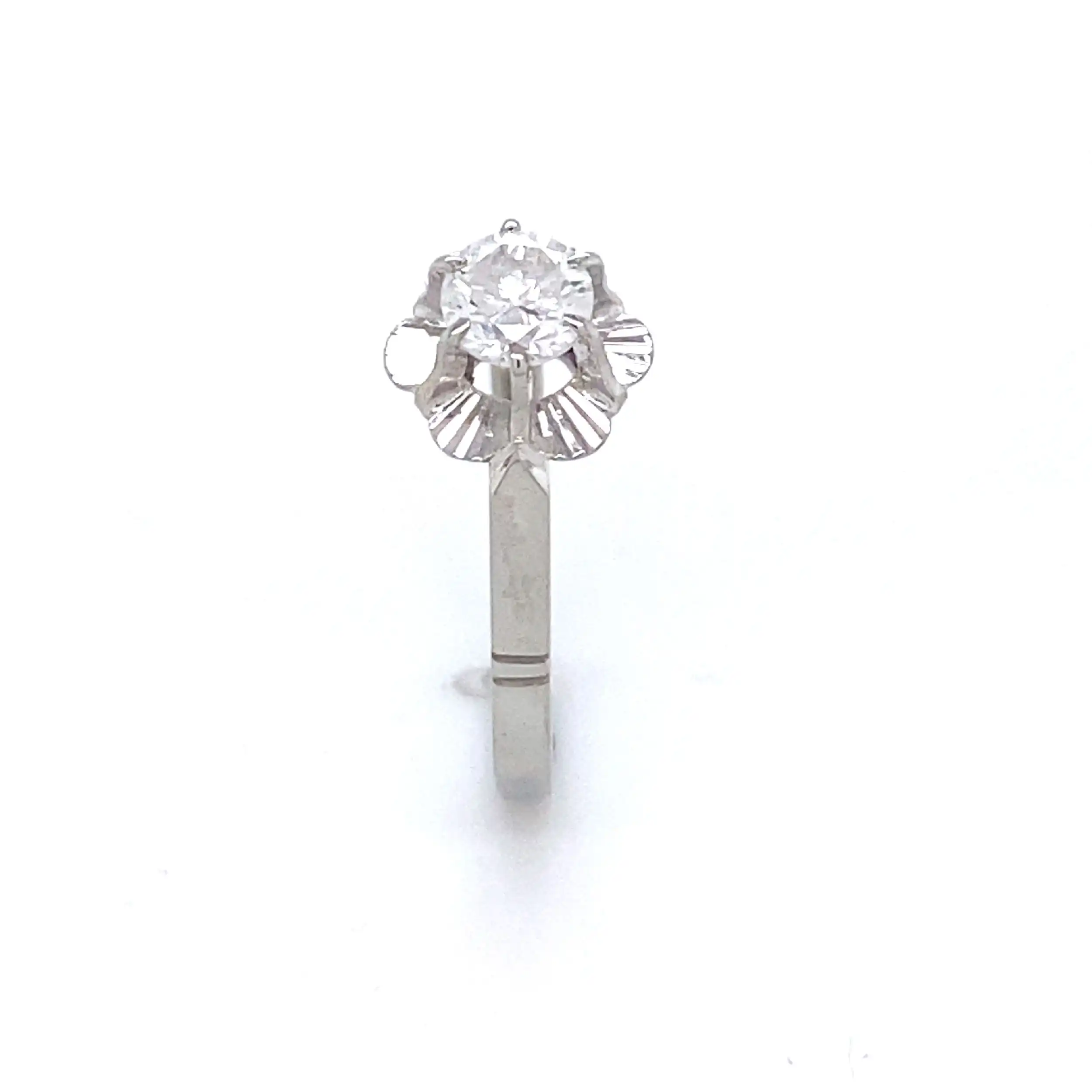 Ring Weißgold mit Brillant Solitär Ring Weißgold mit Brillant Solitär