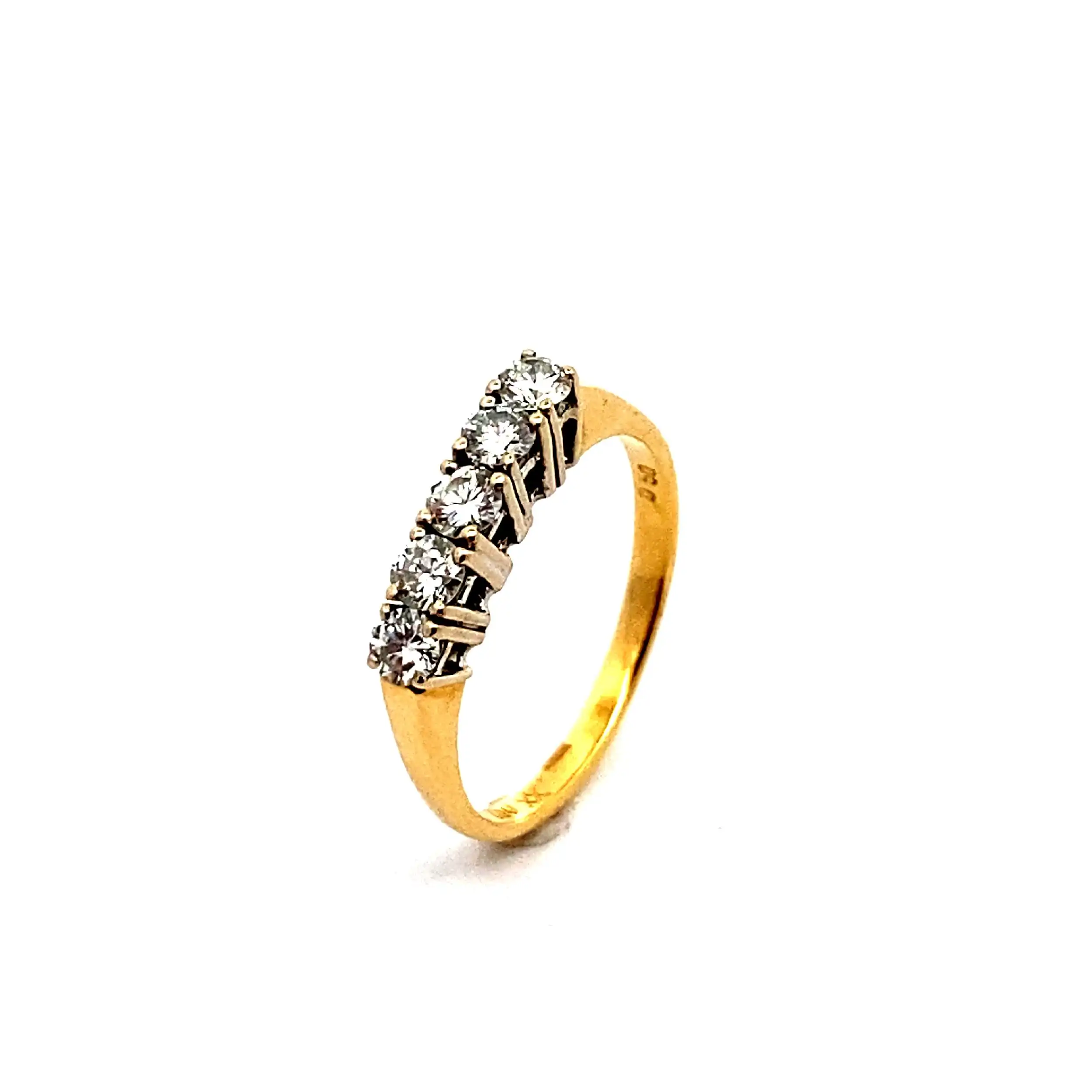 Ring Bicolor mit Brillanten