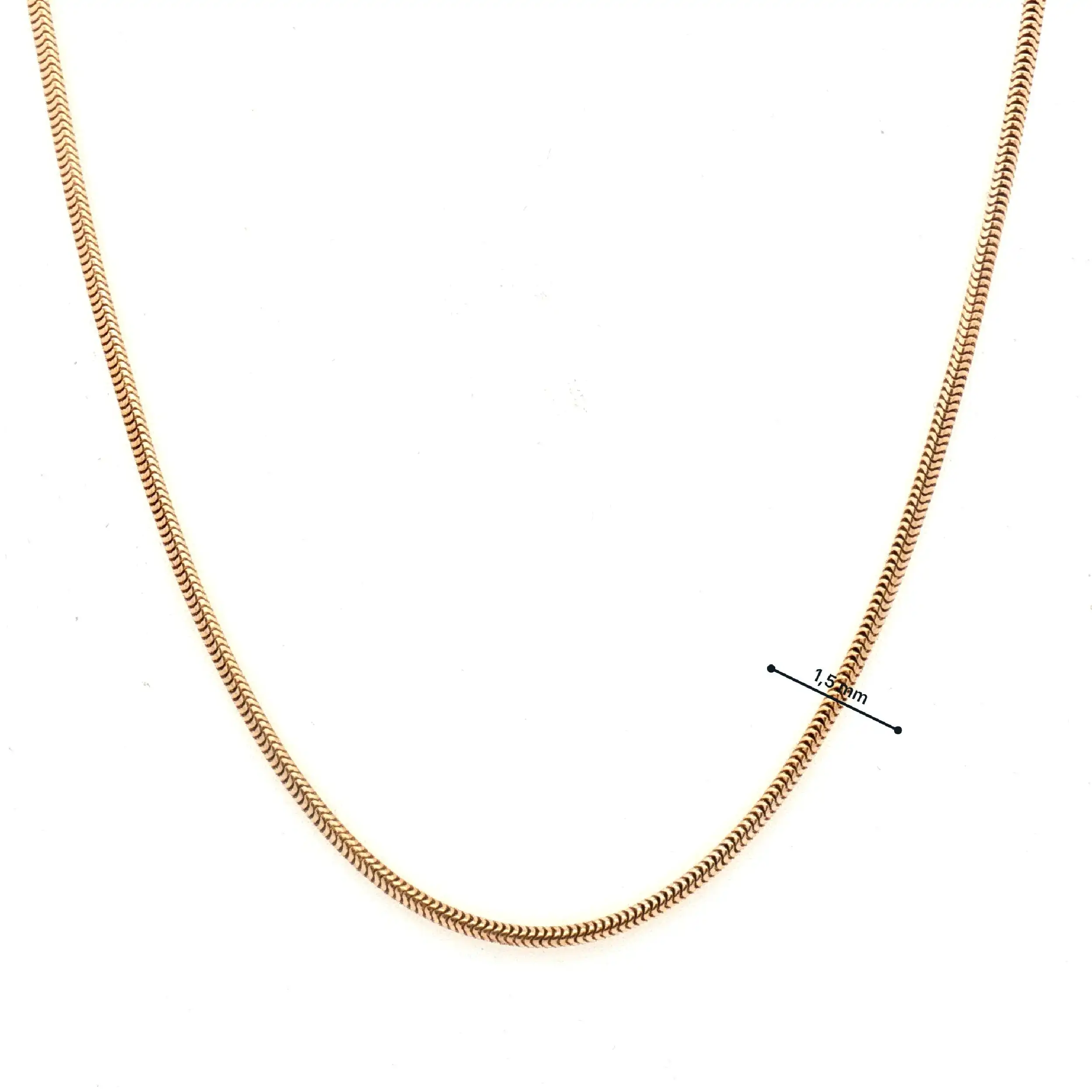 Schlangenkette Gelbgold Toni Gard