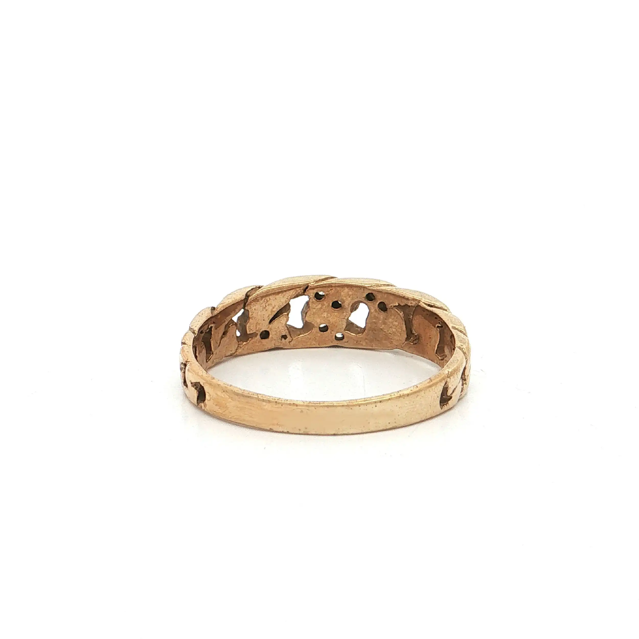 Ring Silber vergoldet mit Zirkonia