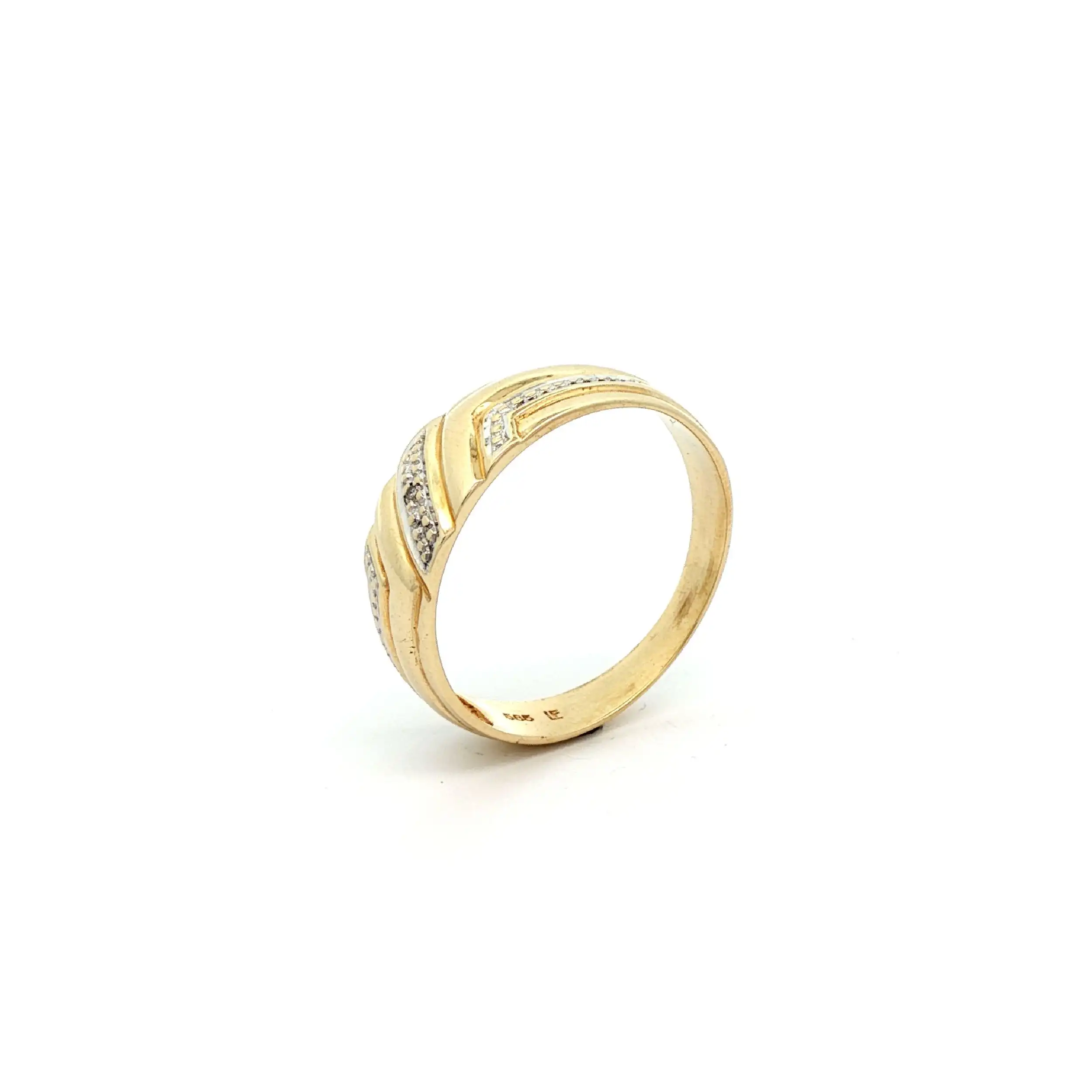 Ring Bicolor mit Diamant Ring Bicolor mit Diamant