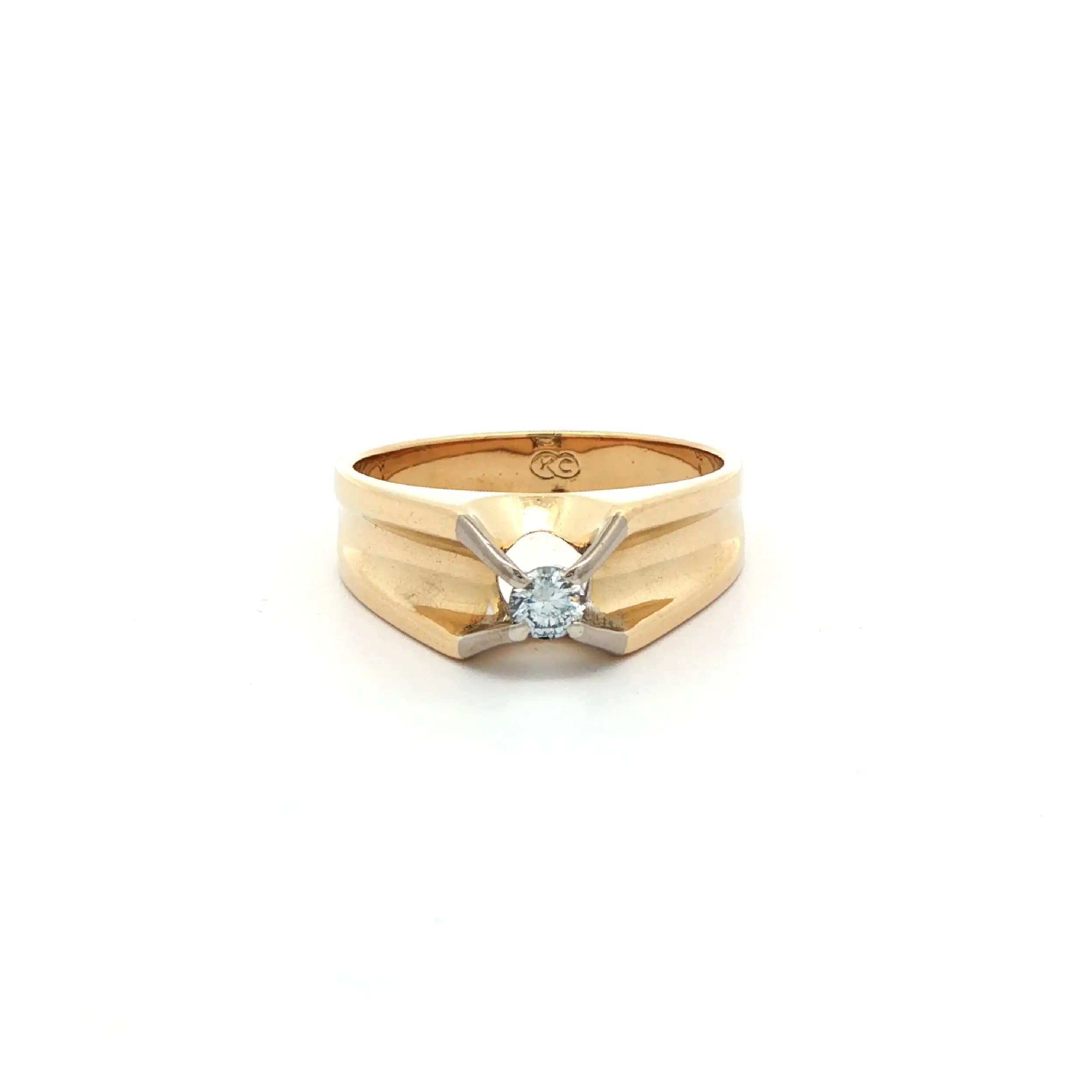 Ring Gelbgold mit Brillanten